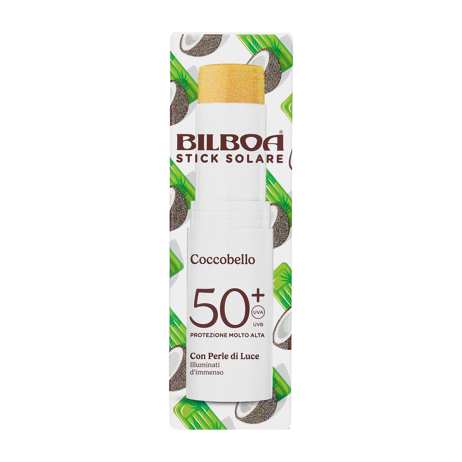 Bilboa Coccobello - Stick Solare Spf50 Molto Alta Con Perle Di Luce 10 gr