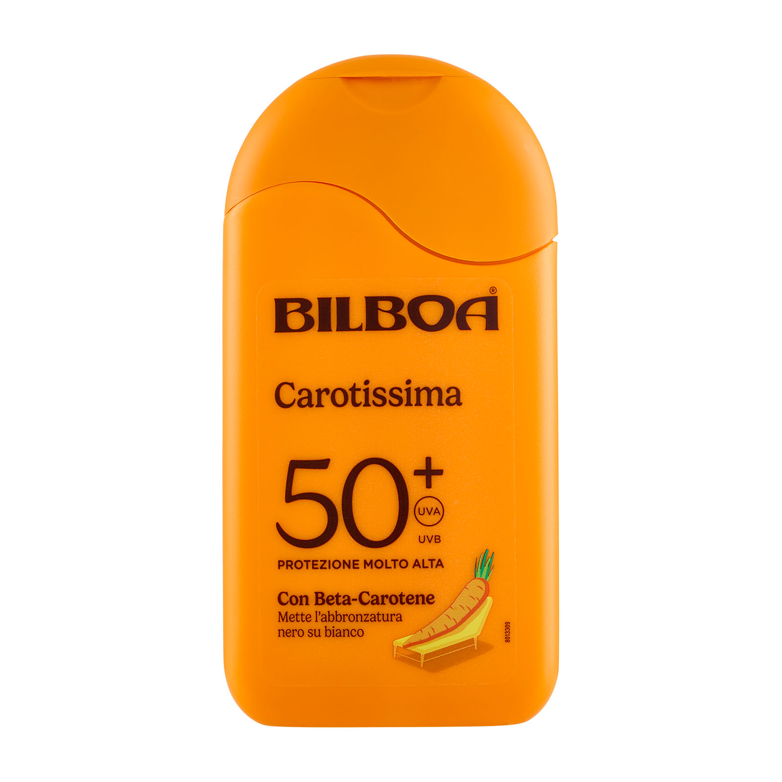 Bilboa Carotissima - Crema Solare Protezione Molto Alta Spf 50 + Con Beta-carotene 200 ml