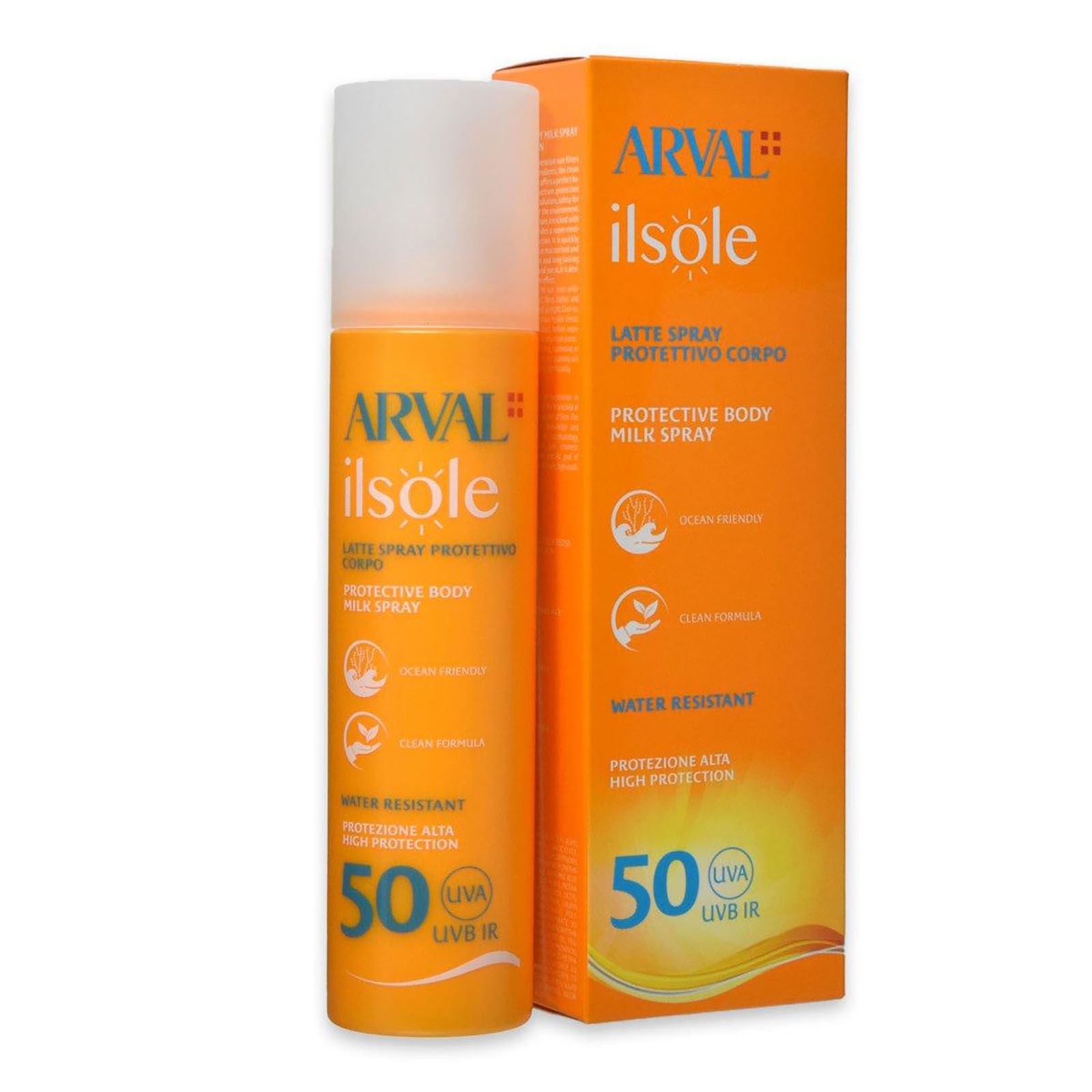 Arval Latte Spray Protettivo Corpo Spf 50 200 ml