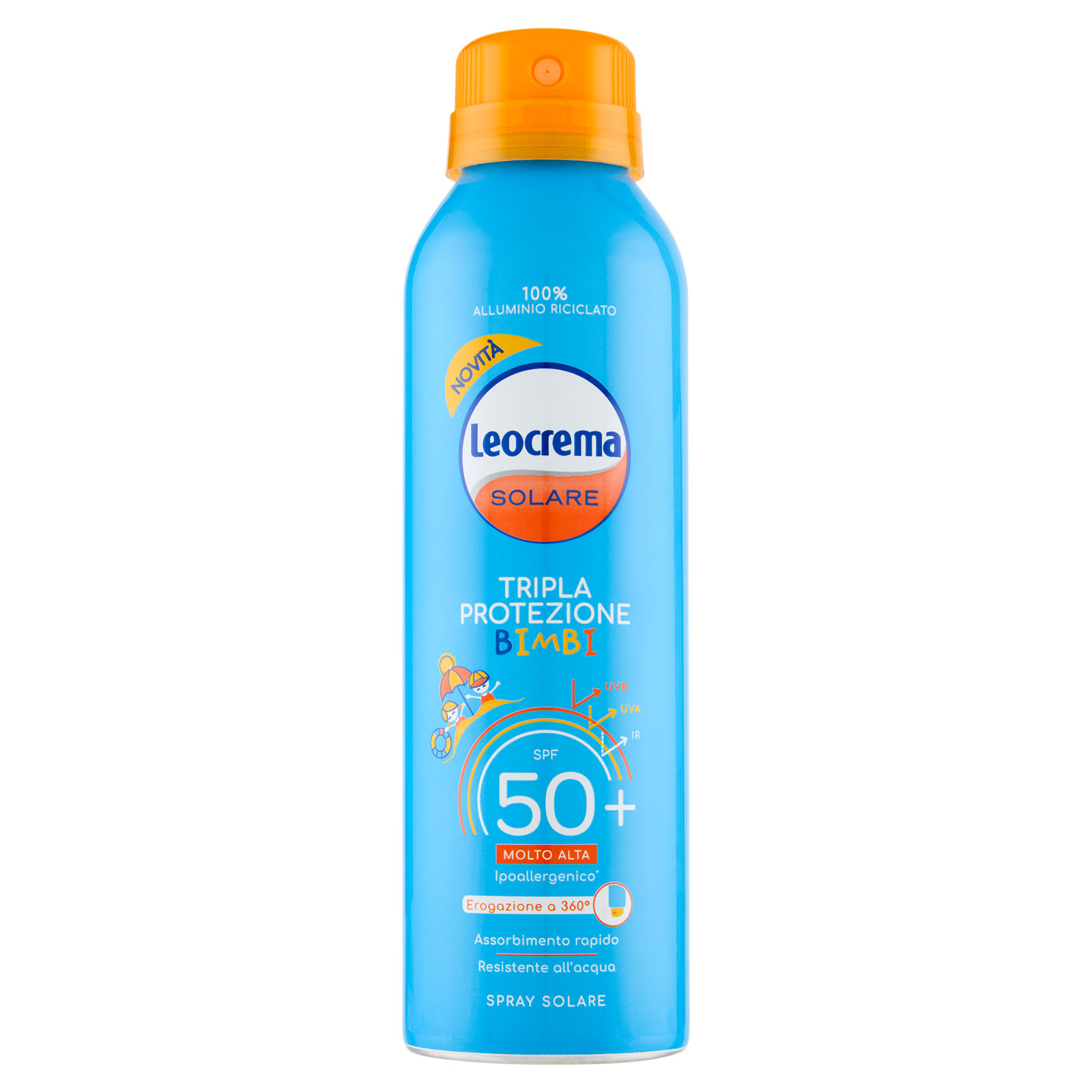 Leocrema Solare Tripla Protezione Bimbi Spf 50+ Molto Alta Spray 150 ml