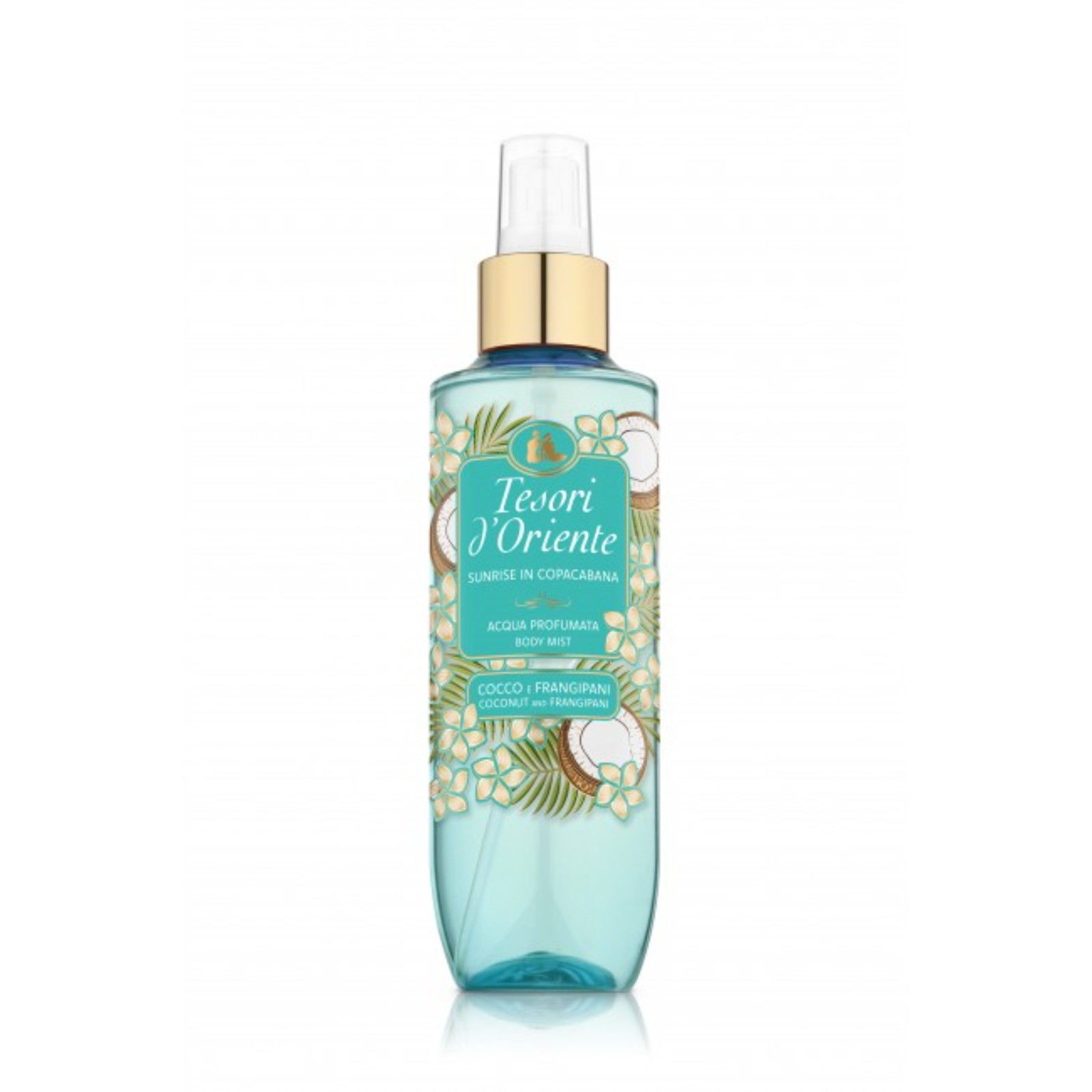 Tesori d'oriente Acqua Profumata Cocco E Frangipani 200 ml