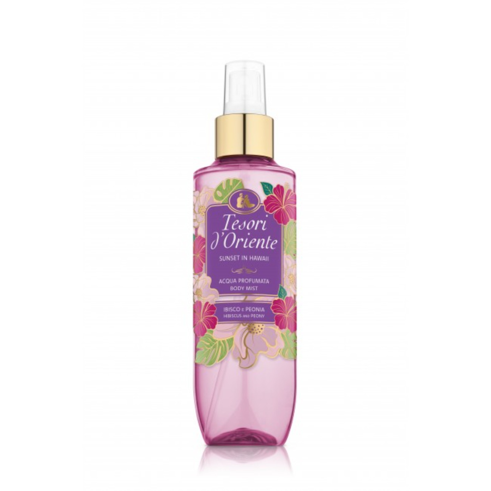 Tesori d'oriente Acqua Profumata Peonia E Ibisco 200 ml