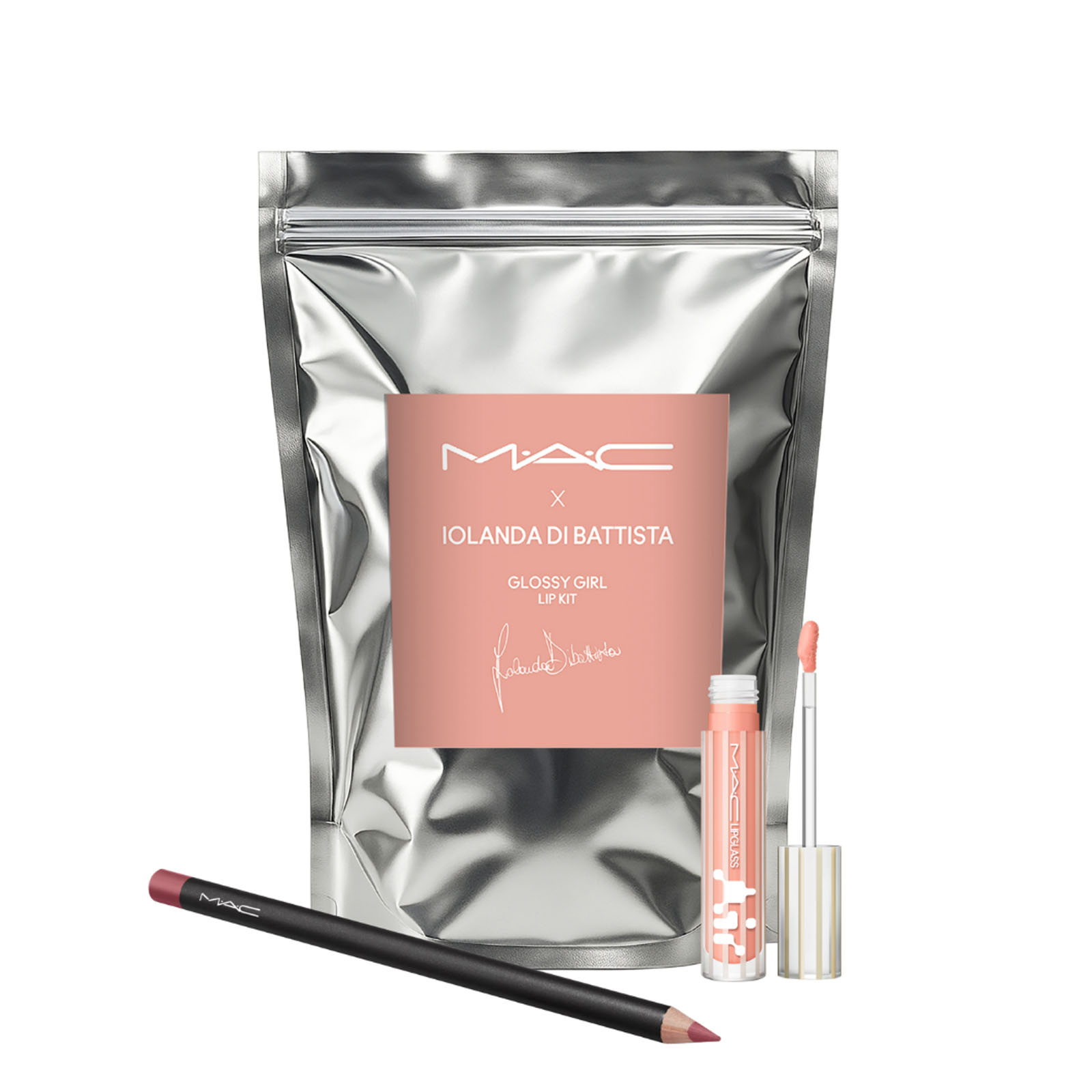 Kit Lip Iolanda Di Battista - Lip Pencil In Soar Lipglass Air In Behaved