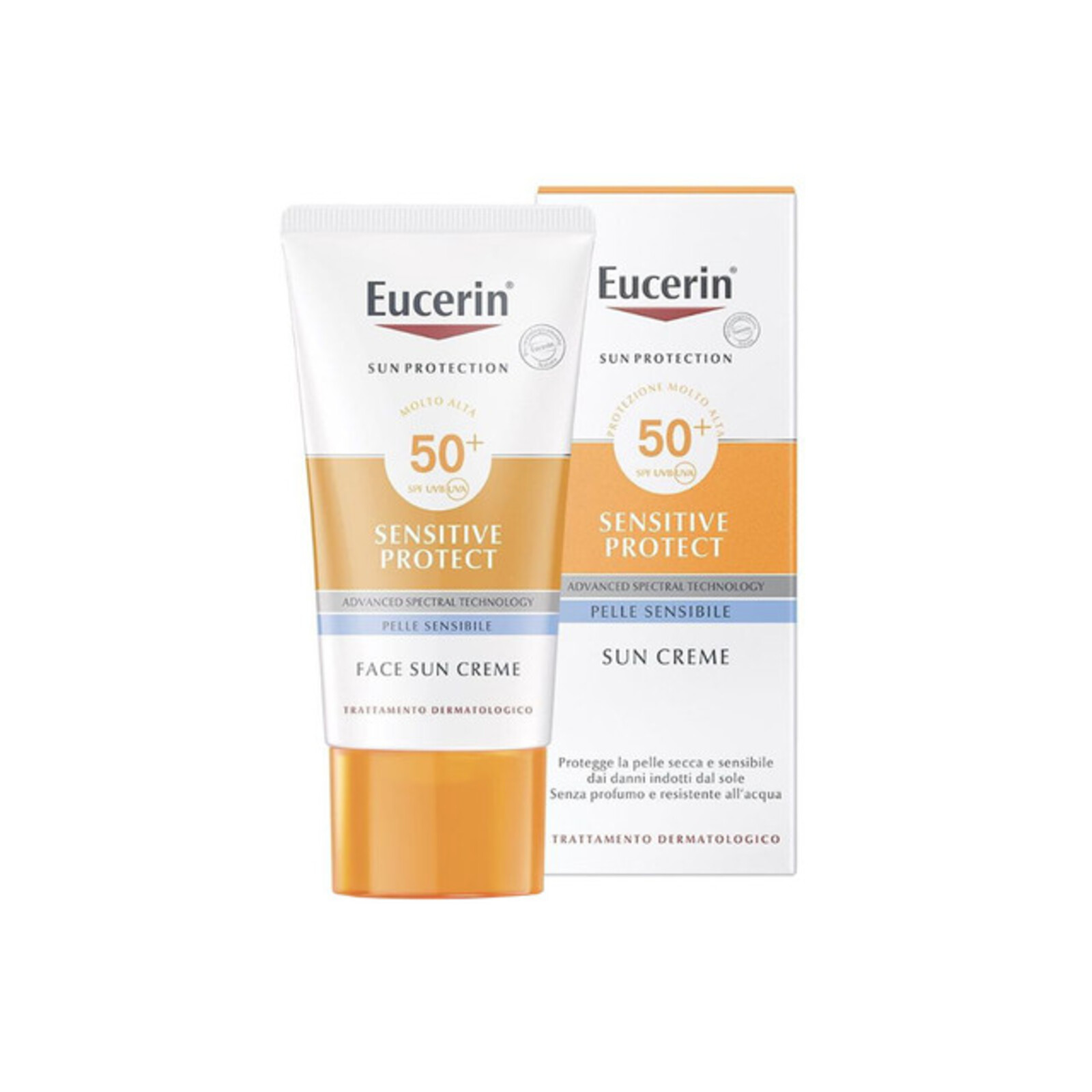 Eucerin Sun Protection Sensitive Protect Face Sun Creme Lsf 50+ 50 ml