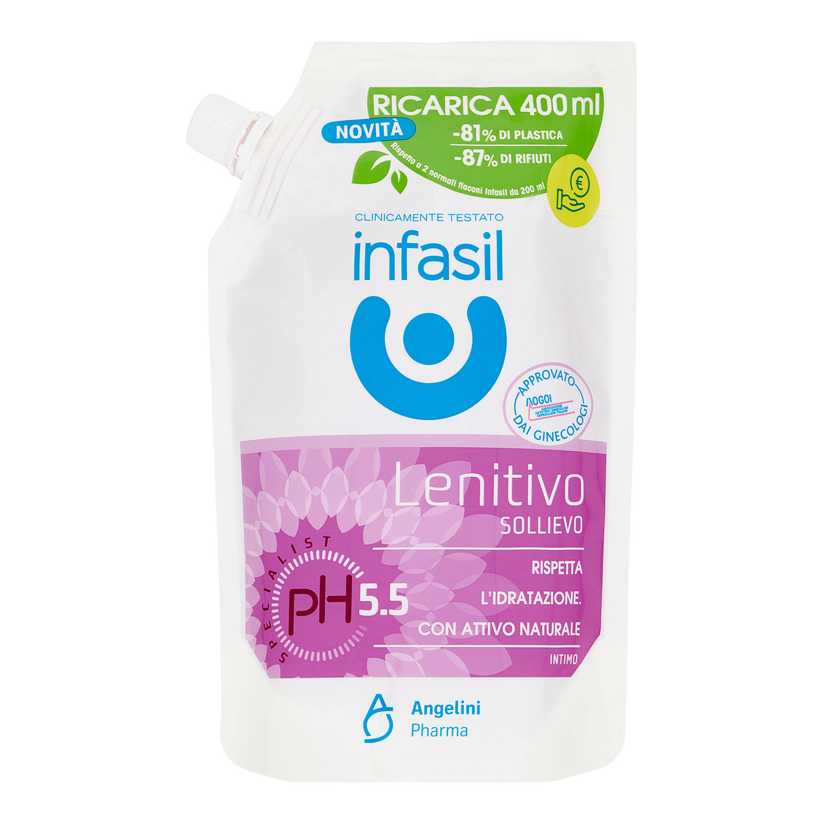 Detergente Ph Specialist 5.5 Intimo Lenitivo Sollievo - Ricarica 400 ml