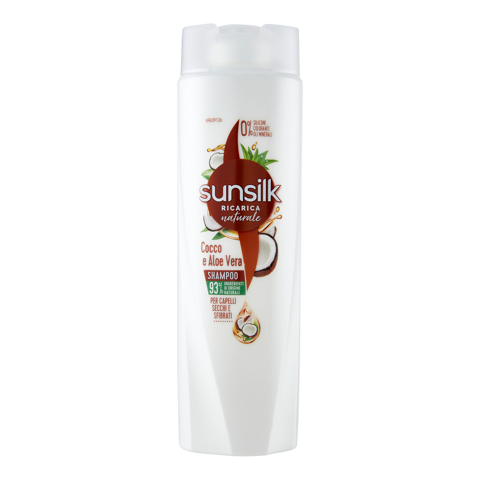Shampoo Cocco E Aloe Vera Per Capelli Secchi E Sfibrati 250 ml