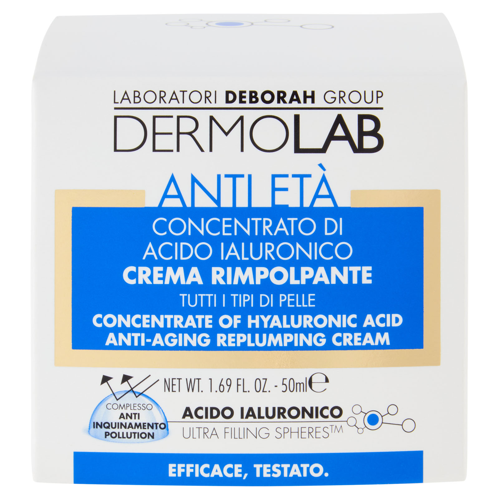 Anti Età Concentrato Di Acido Ialuronico Crema Rimpolpante
