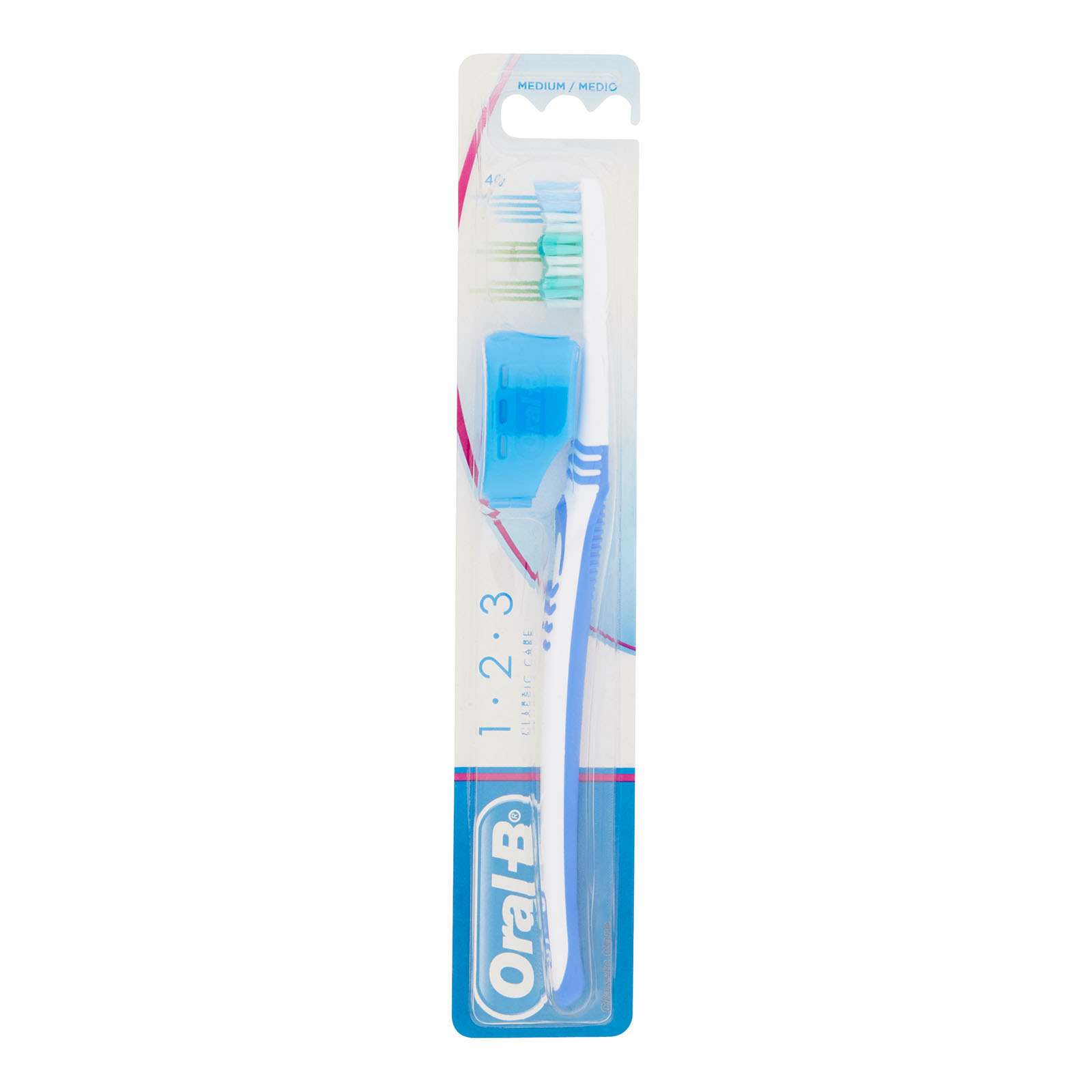 Spazzolino Manuale 1 2 3 Classic Care 40 Medio