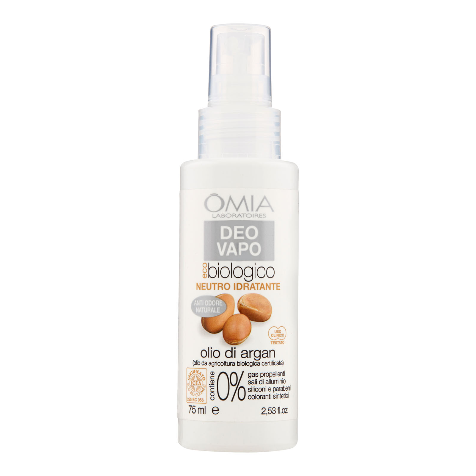 Deo Vapo Neutro Idratante Olio Di Argan 75 ml