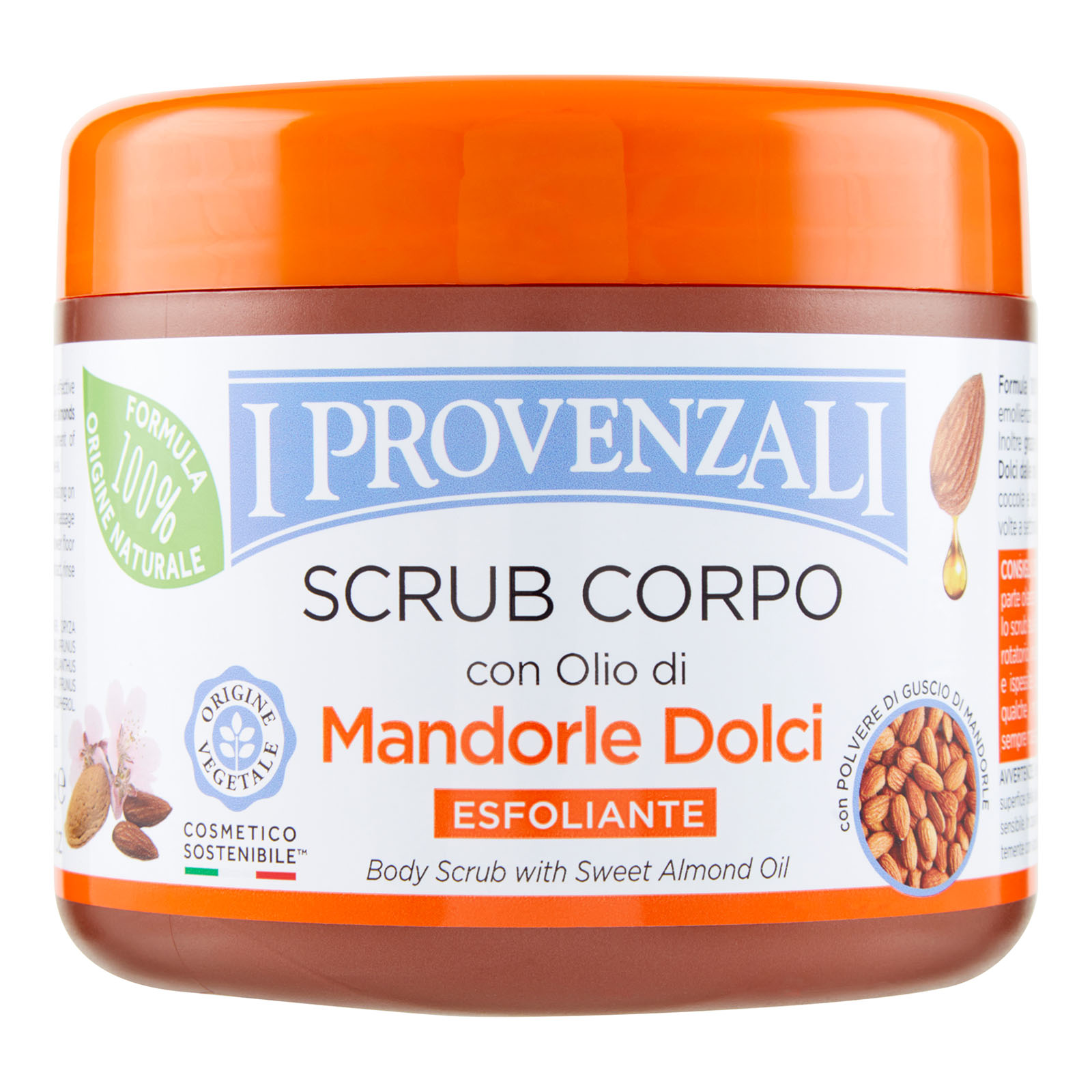 Scrub Corpo Con Olio Di Mandorle Dolci 600 gr