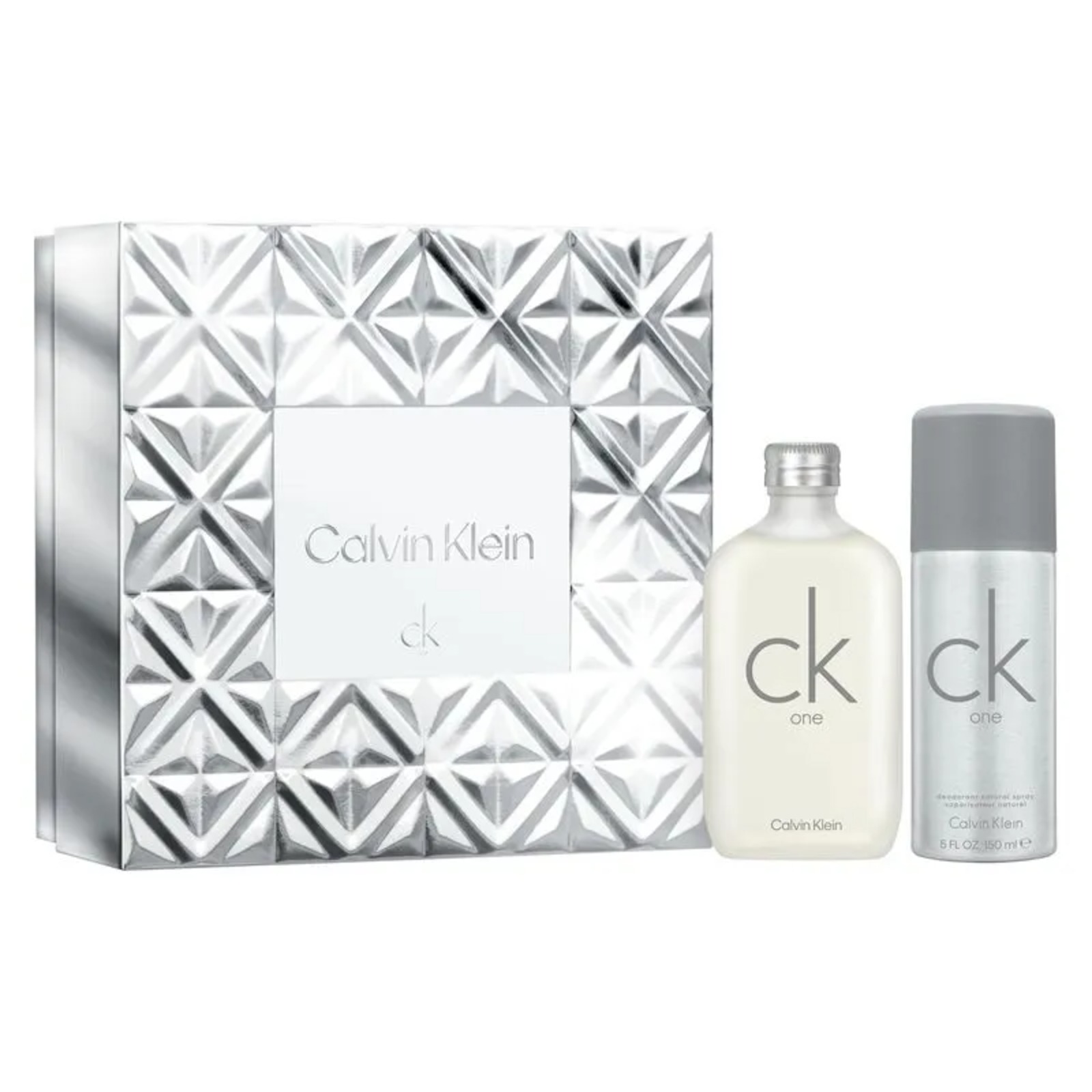 CALVIN KLEIN Cofanetto CK One - Eau de Toilette 100 ml + Deodorant Natural Spray 150 ml - Immagine 3