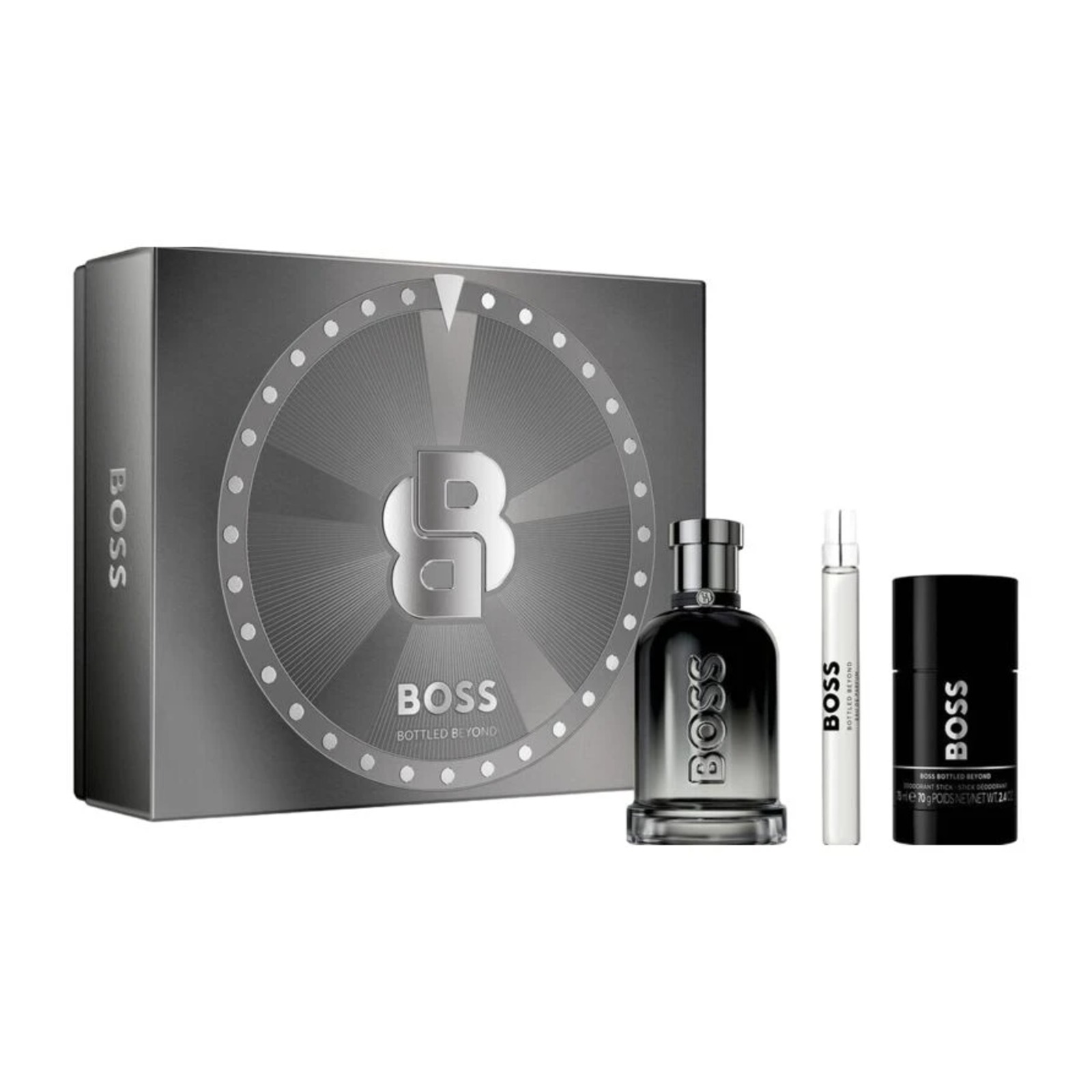 Hugo boss Cofanetto Boss Bottled Beyond - Eau De Parfum 50 Ml + Deodorante Spray 150 Ml + Gel Doccia 50 Ml