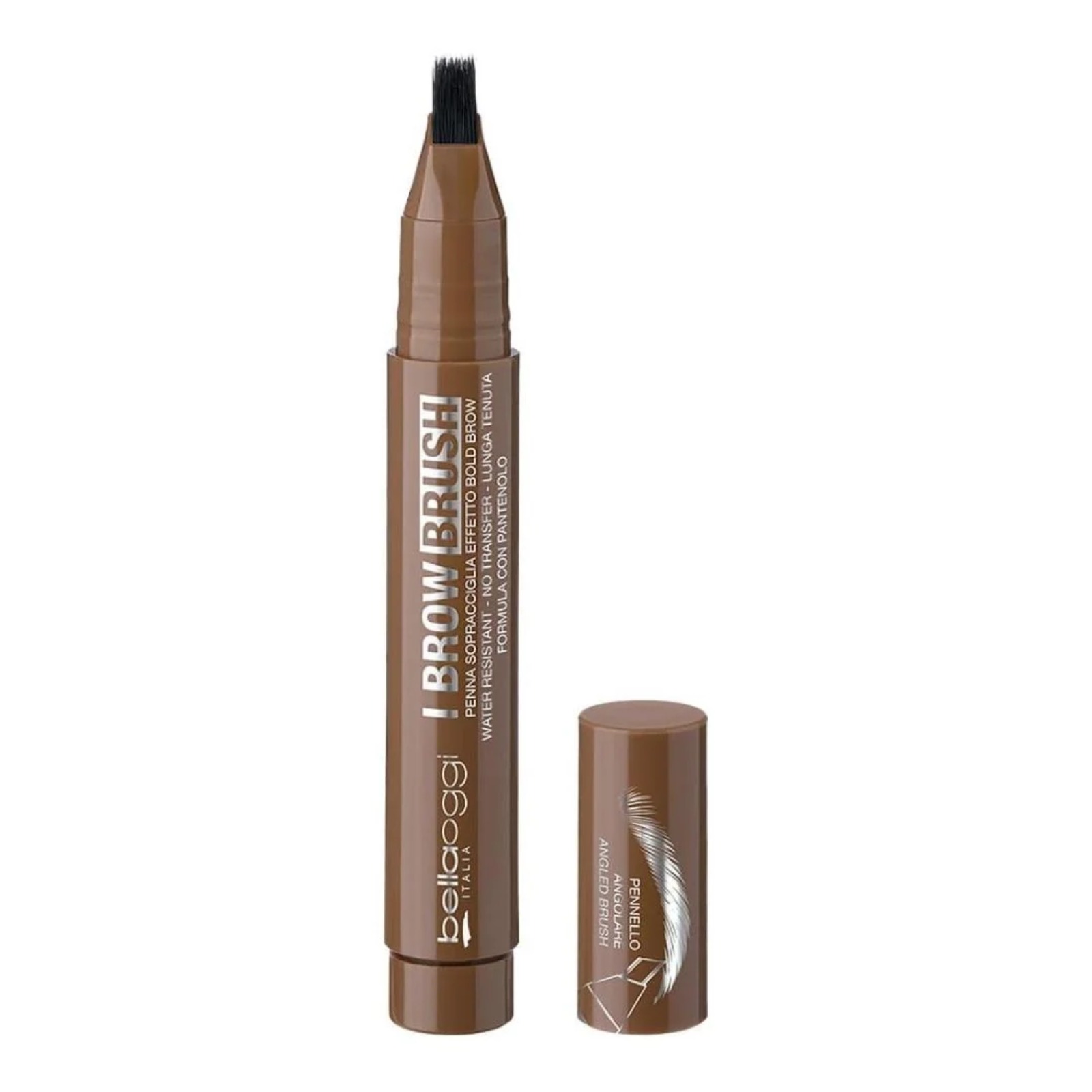 Bellaoggi I Brow Brush - Penna Sopracciglia N. 001 Medium Brown - Immagine 6