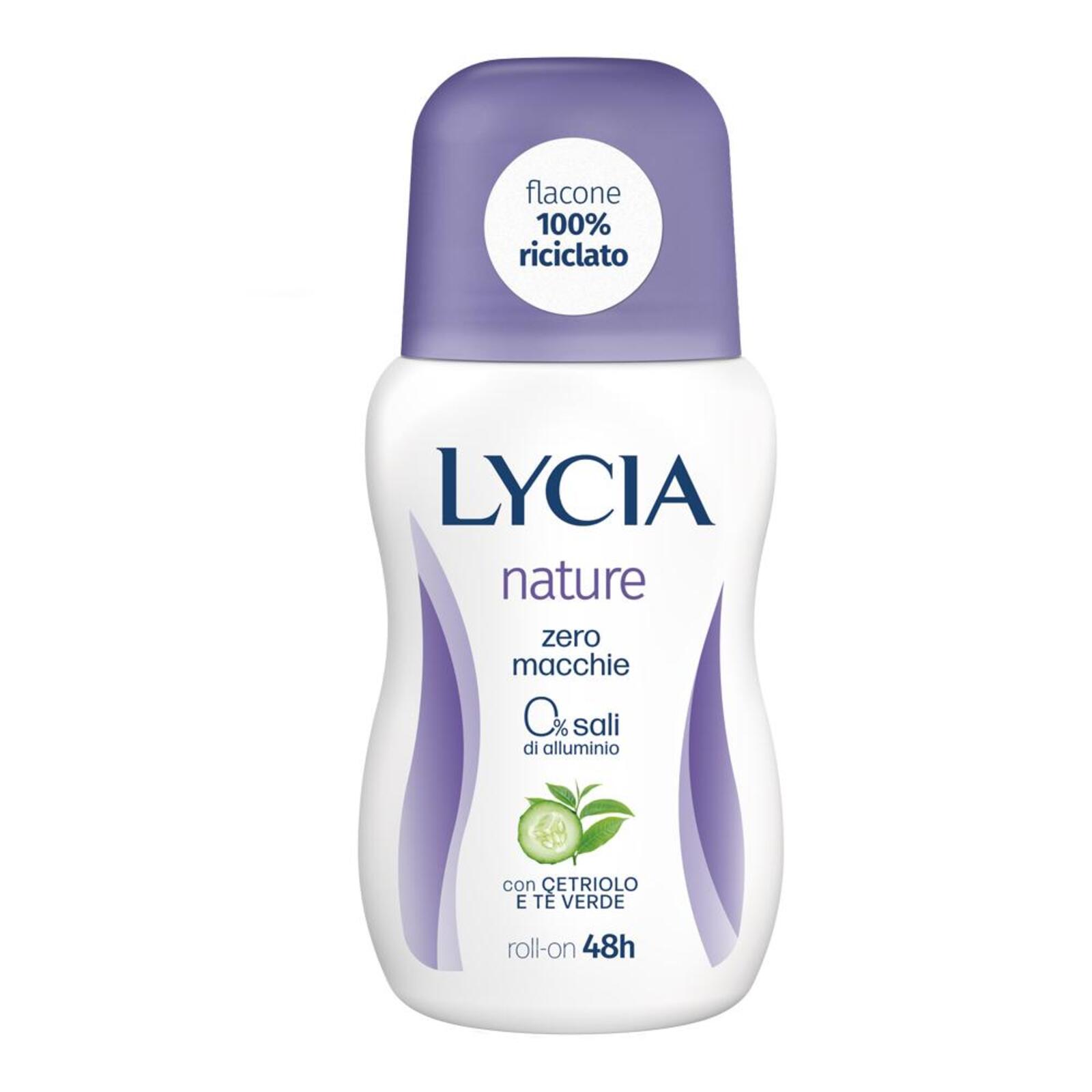 Lycia Fresh Nature Deodorante Roll-on Con Cetriolo E Tè Verde 50 ml