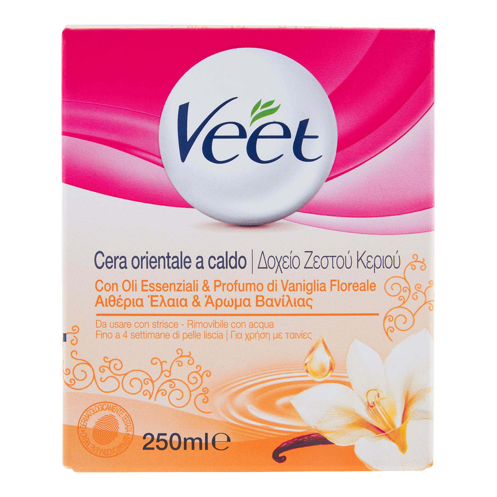 Cera Depilatoria A Caldo Orientale Con Oli Essenziali 250 ml