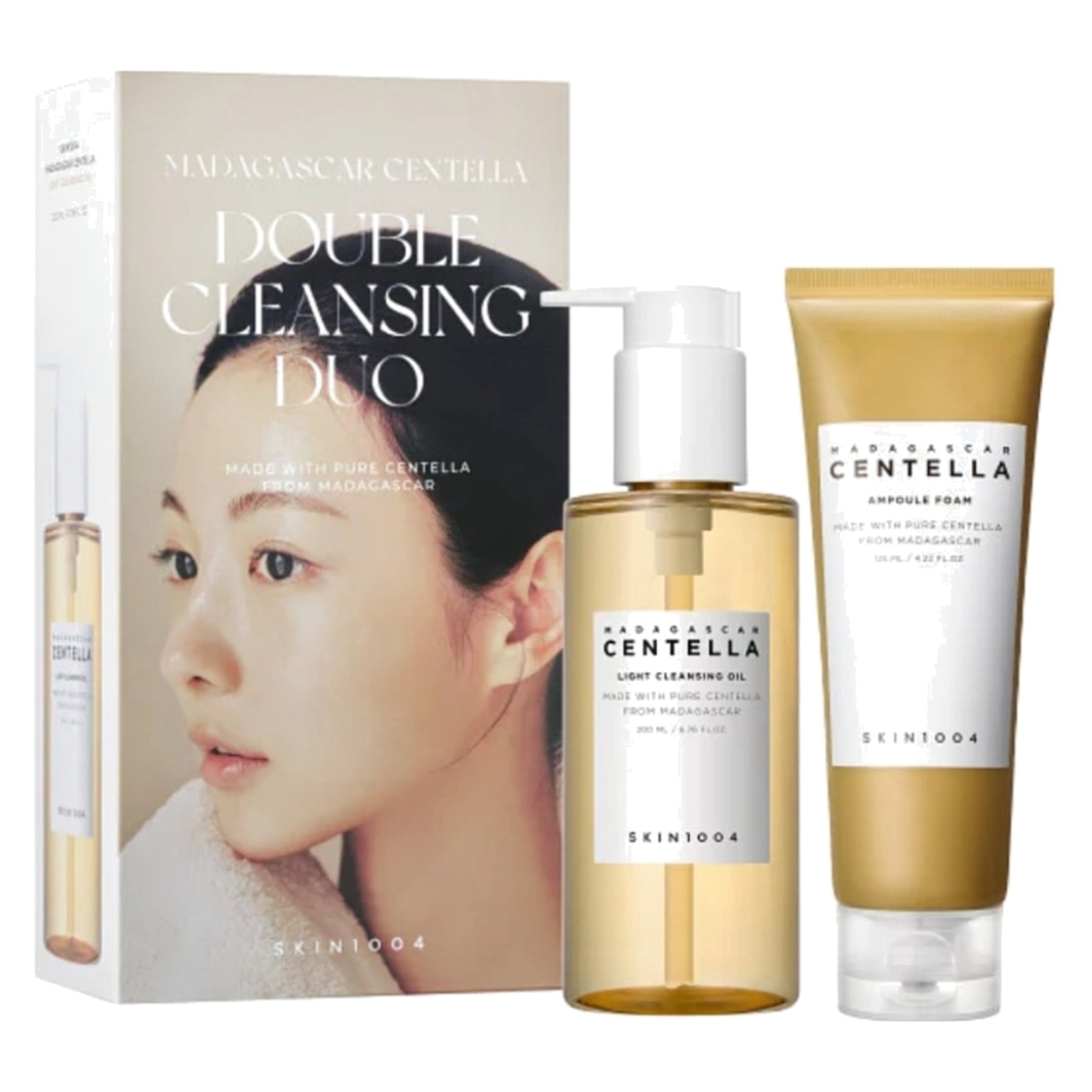 Set Double Cleansing Duo - Cleansing Oil + Ampoule Foam