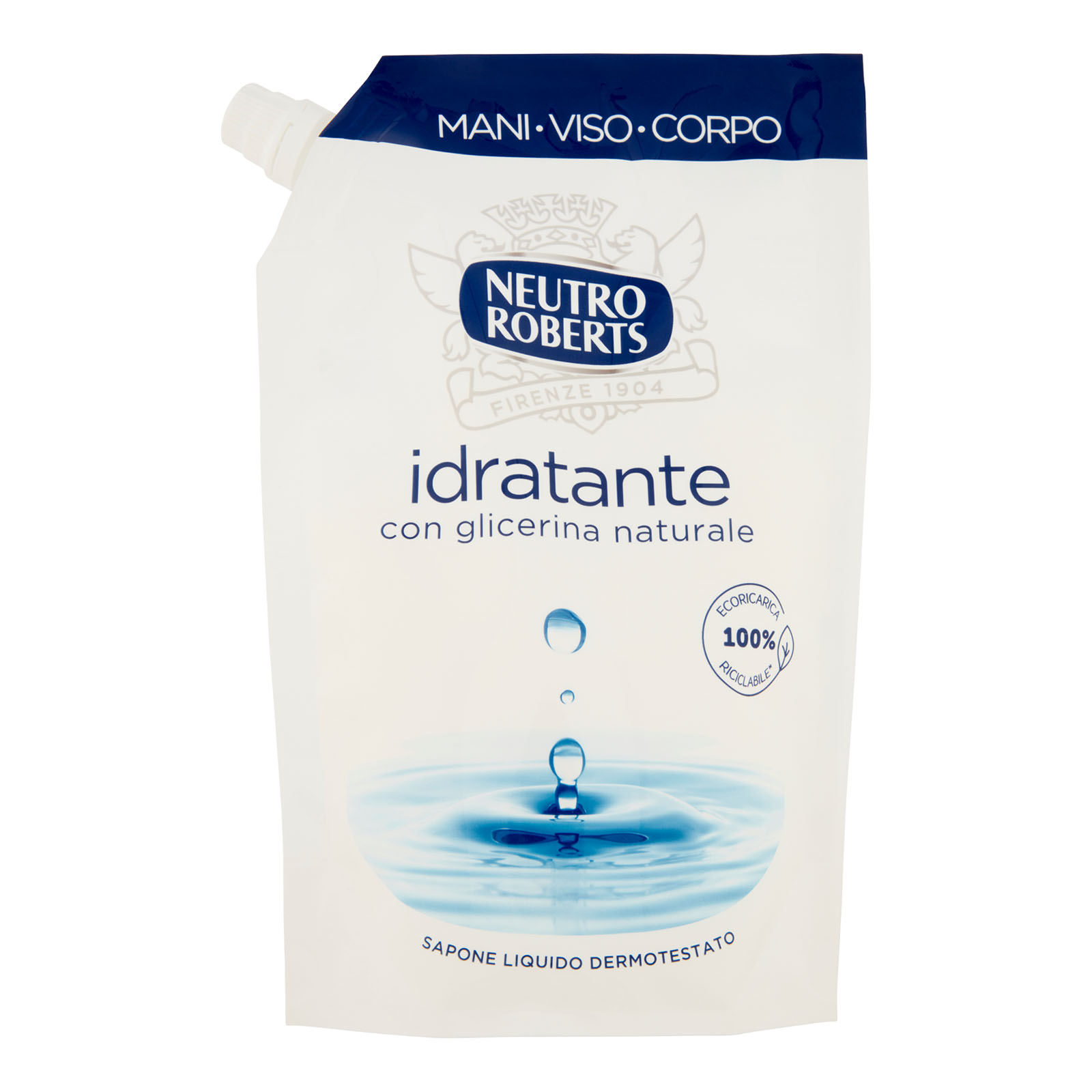 Neutro roberts Idratante Con Glicerina Naturale Sapone Liquido Ricarica 400 ml