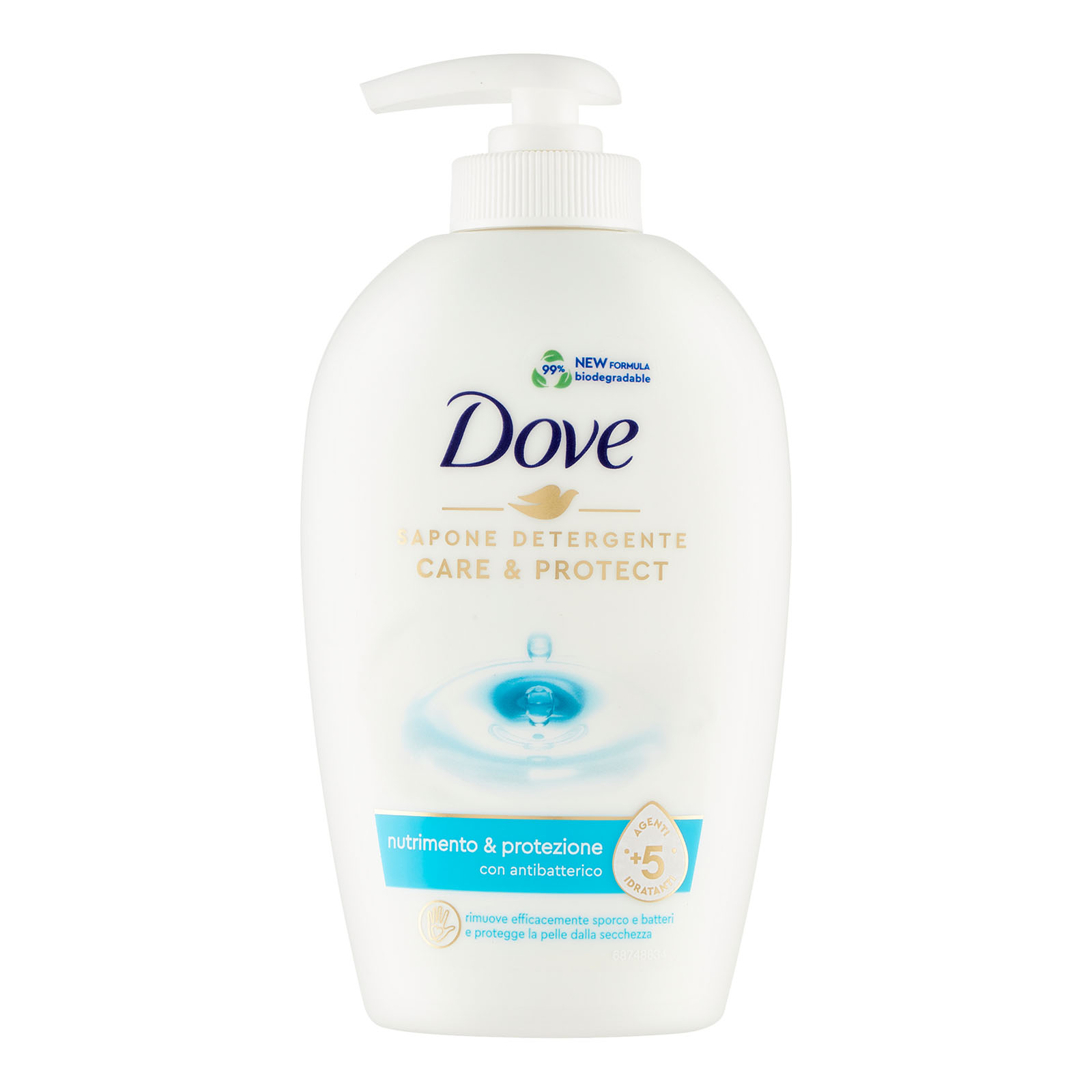 Sapone Detergente Care & Protect Nutrimento & Protezione 250 ml
