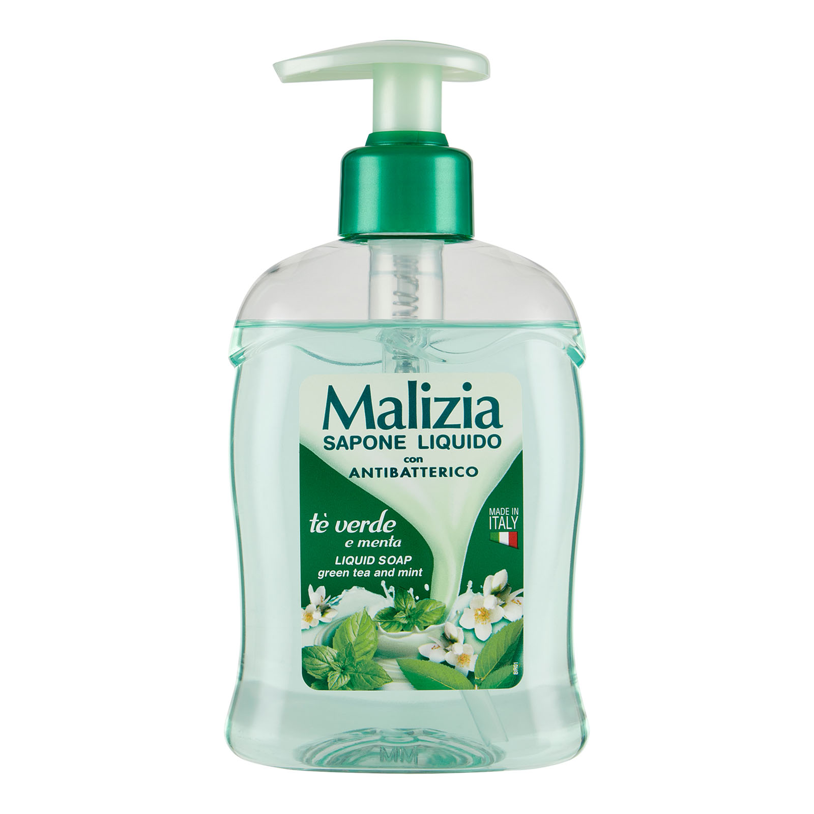 Sapone Liquido Con Antibatterico Tè Verde E Menta 300 ml