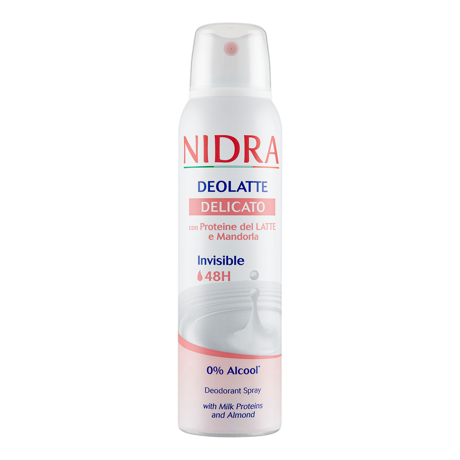 Nidra Deolatte Delicato Con Proteine Del Latte E Mandorla Deodorant Spray 150 Ml 150 ml