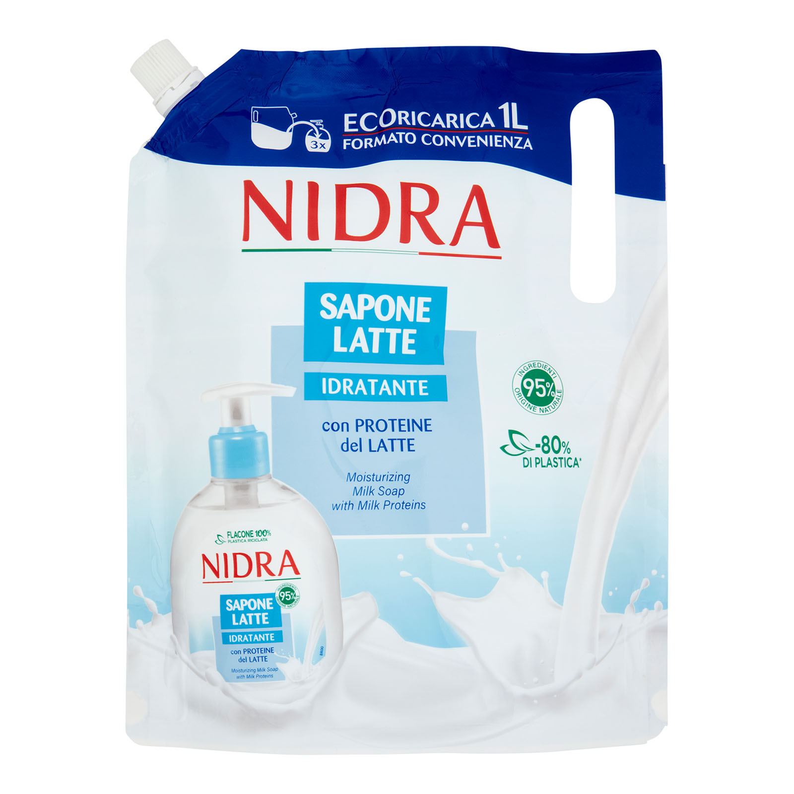 Sapone Latte Idratante Ecoricarica 1000 ml