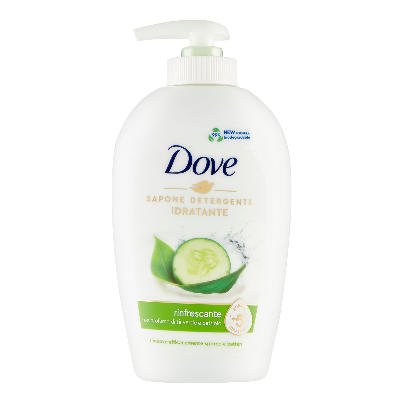 Dove Sapone Detergente Idratante Rinfrescante 250 ml