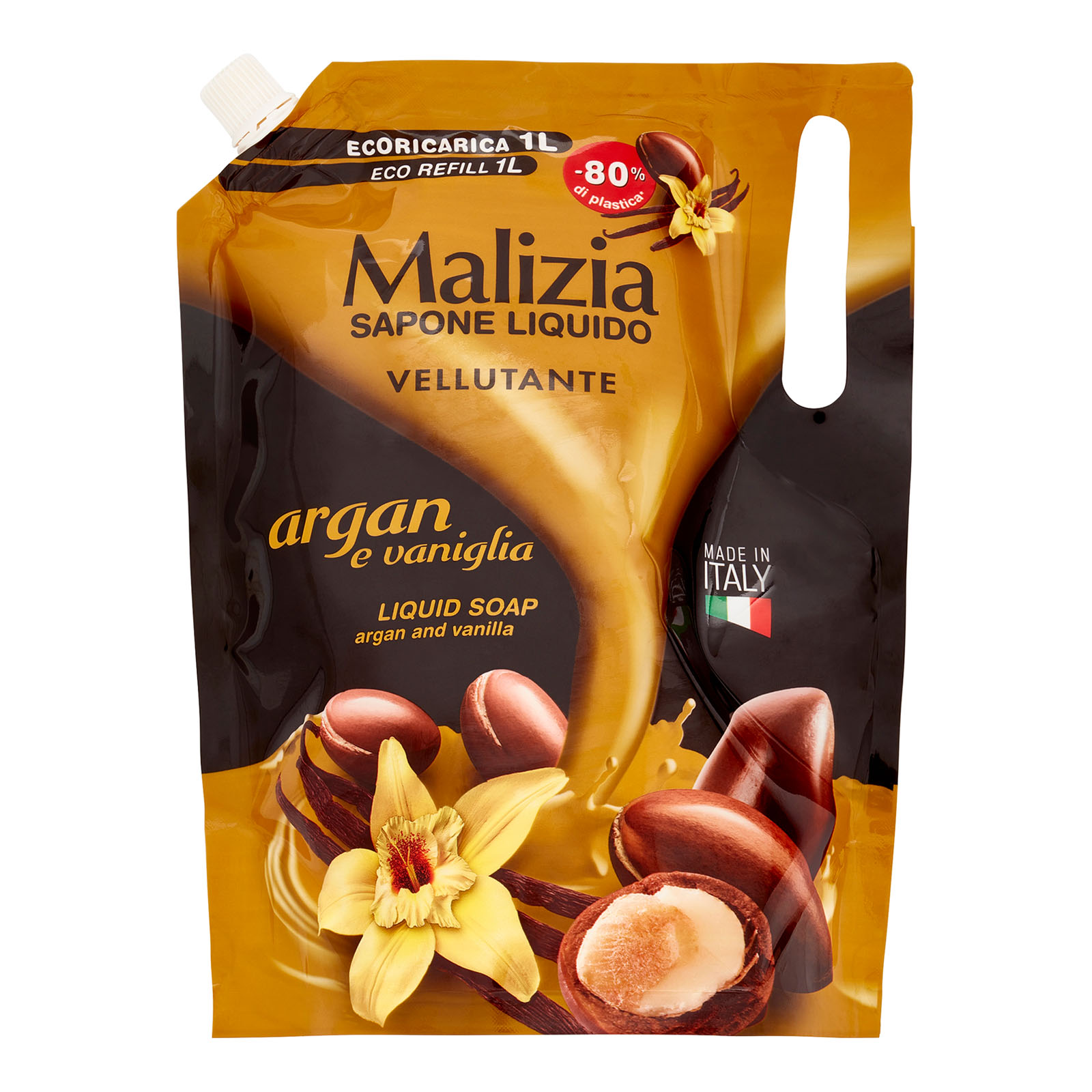 Sapone Liquido Vellutante Argan E Vaniglia 1000 ml