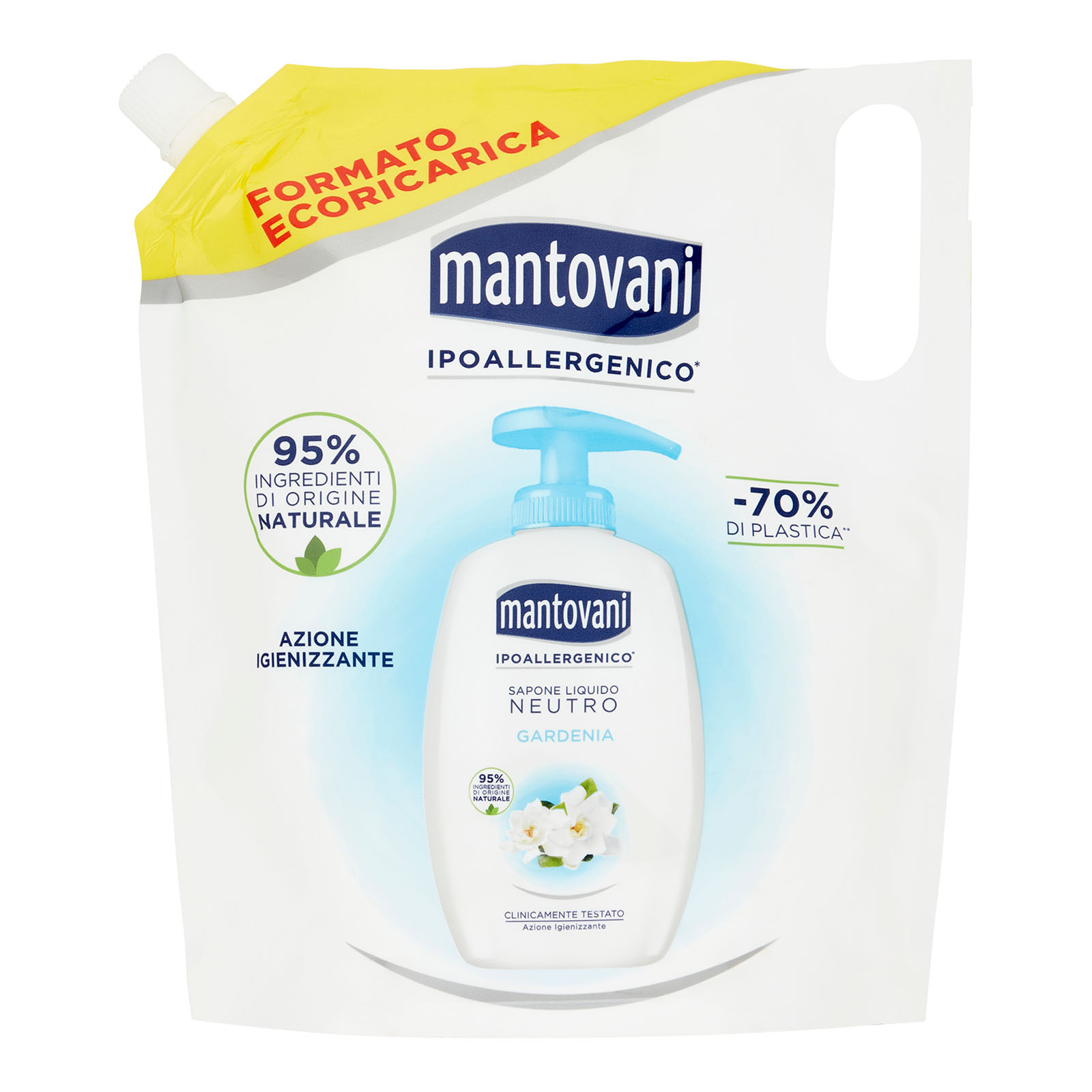 Sapone Liquido Neutro Gardenia Ecoricarica 750 ml