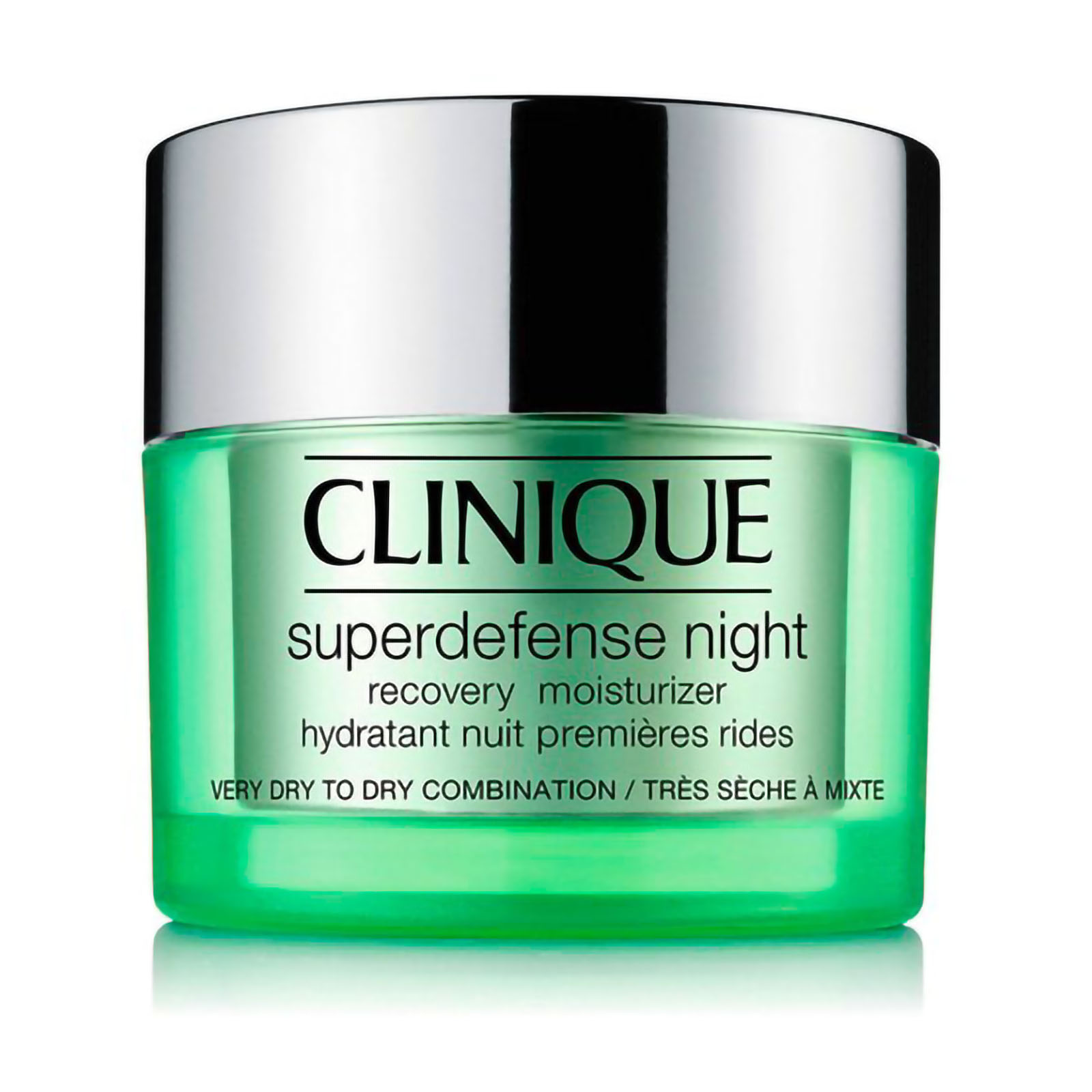Clinique Superdefense Night 1-2 Dry Combination Skin - Crema Viso Notte 50 ml