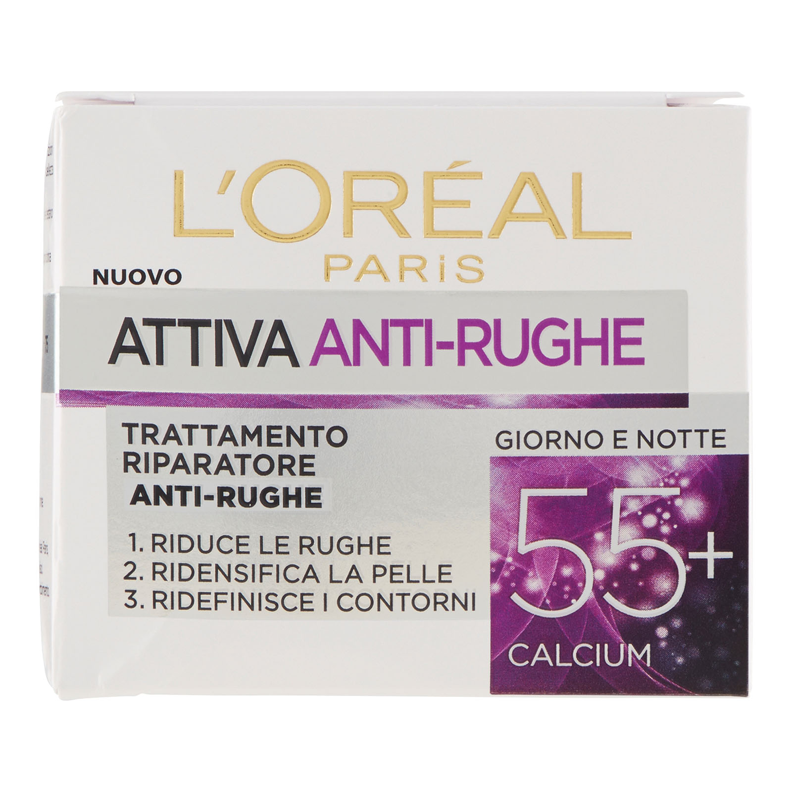 L'oréal paris Attiva Anti-rughe 55+ Trattamento Riparatore Anti-rughe Giorno E Notte 50 ml