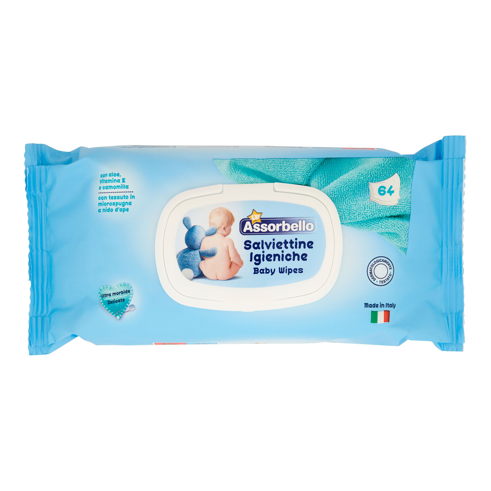 Salviettine Igieniche Per Bambini 64 Pz
