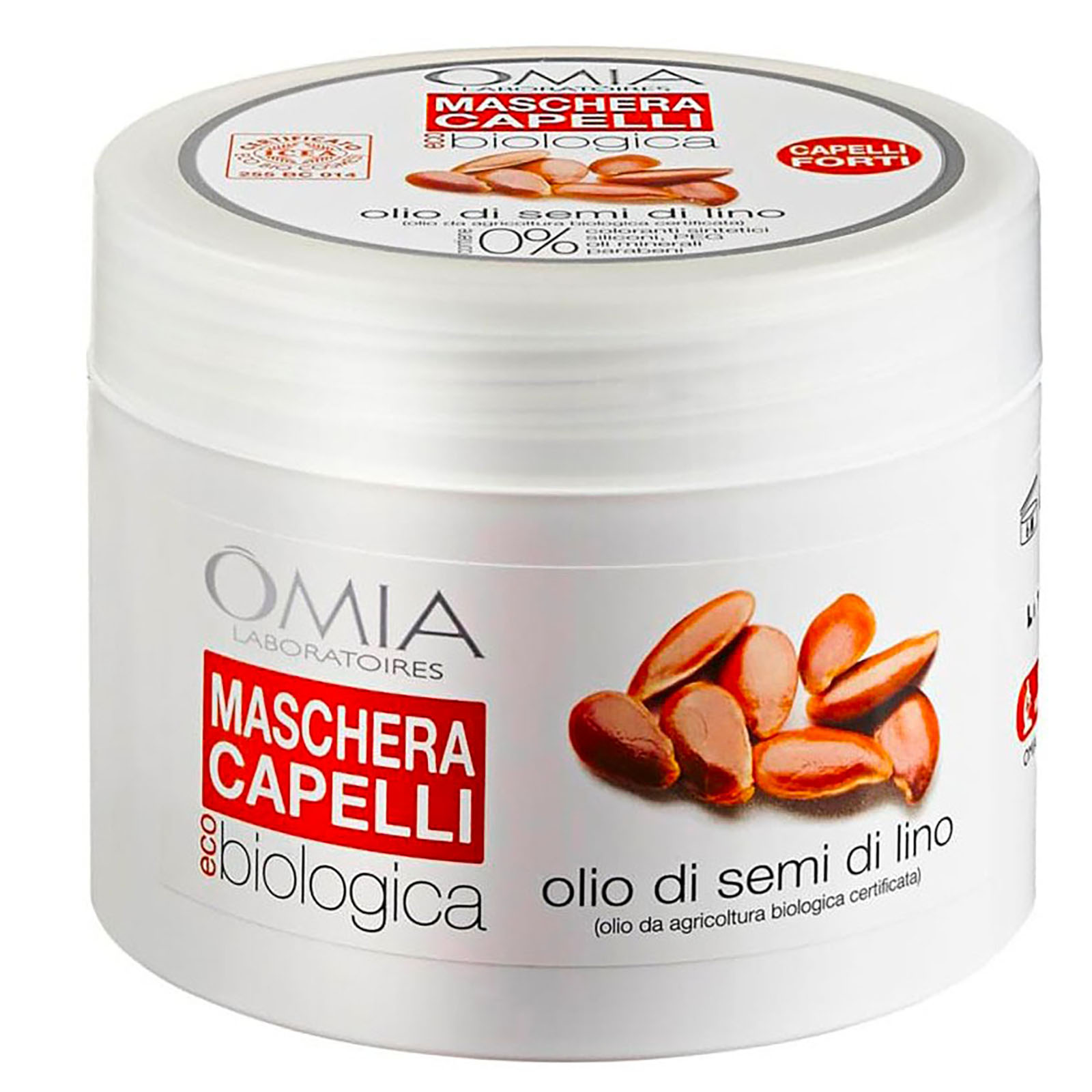 Maschera Capelli Olio Di Semi Di Lino 250 ml