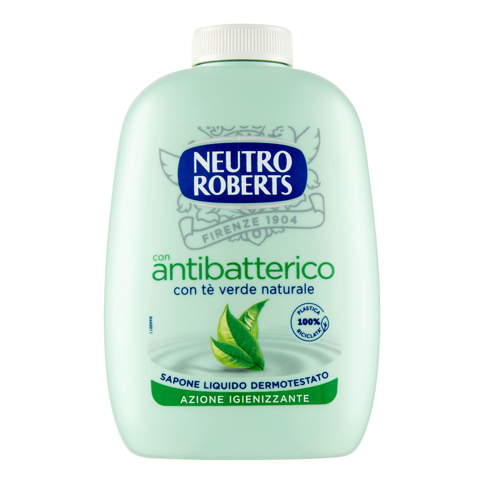 Sapone Liquido Con Antibatterico Con Tè Verde Naturale - Ricarica 200 ml
