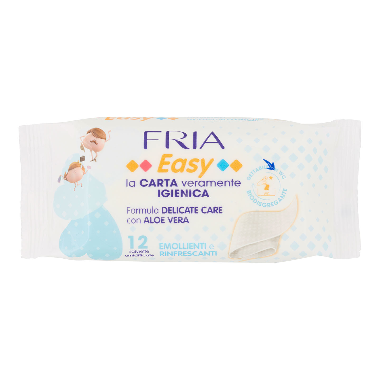 Easy La Carta Veramente Igienica Delicate Care 12 Pz