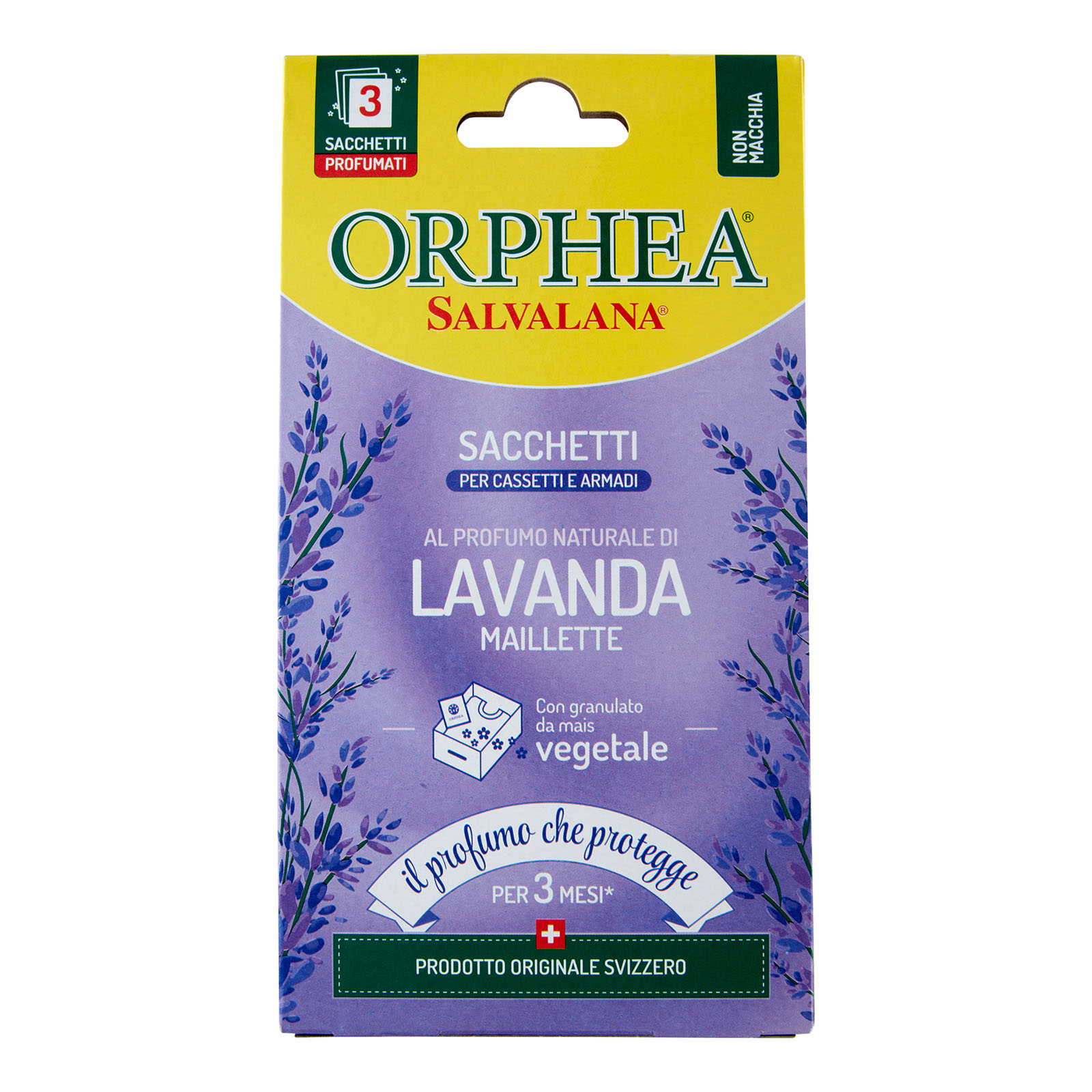 Salvalana Sacchetti Per Cassetti E Armadi Al Profumo Naturale Di Lavanda Maillette 3 Pz