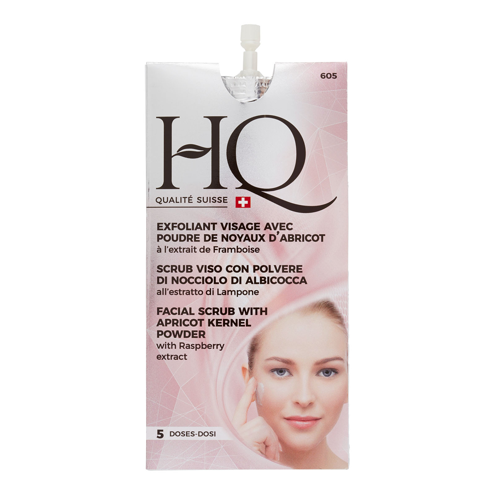 Scrub Viso Con Polvere Di Nocciolo Di Albicocca All'estratto Di Lampone 15 ml