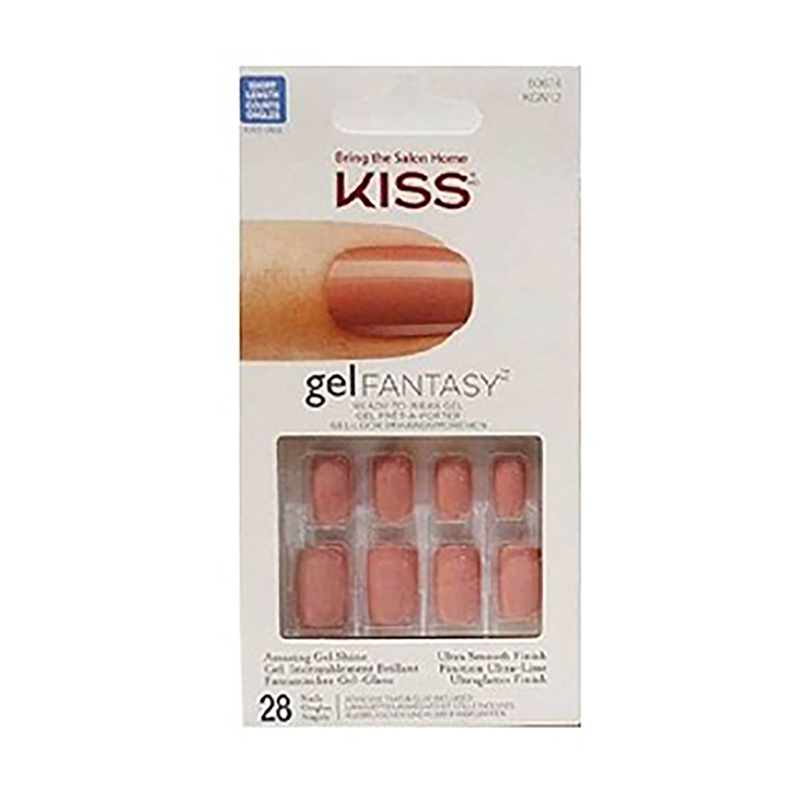 Gel Fantasy 28 Unghie Artificiali Colorate Rosa