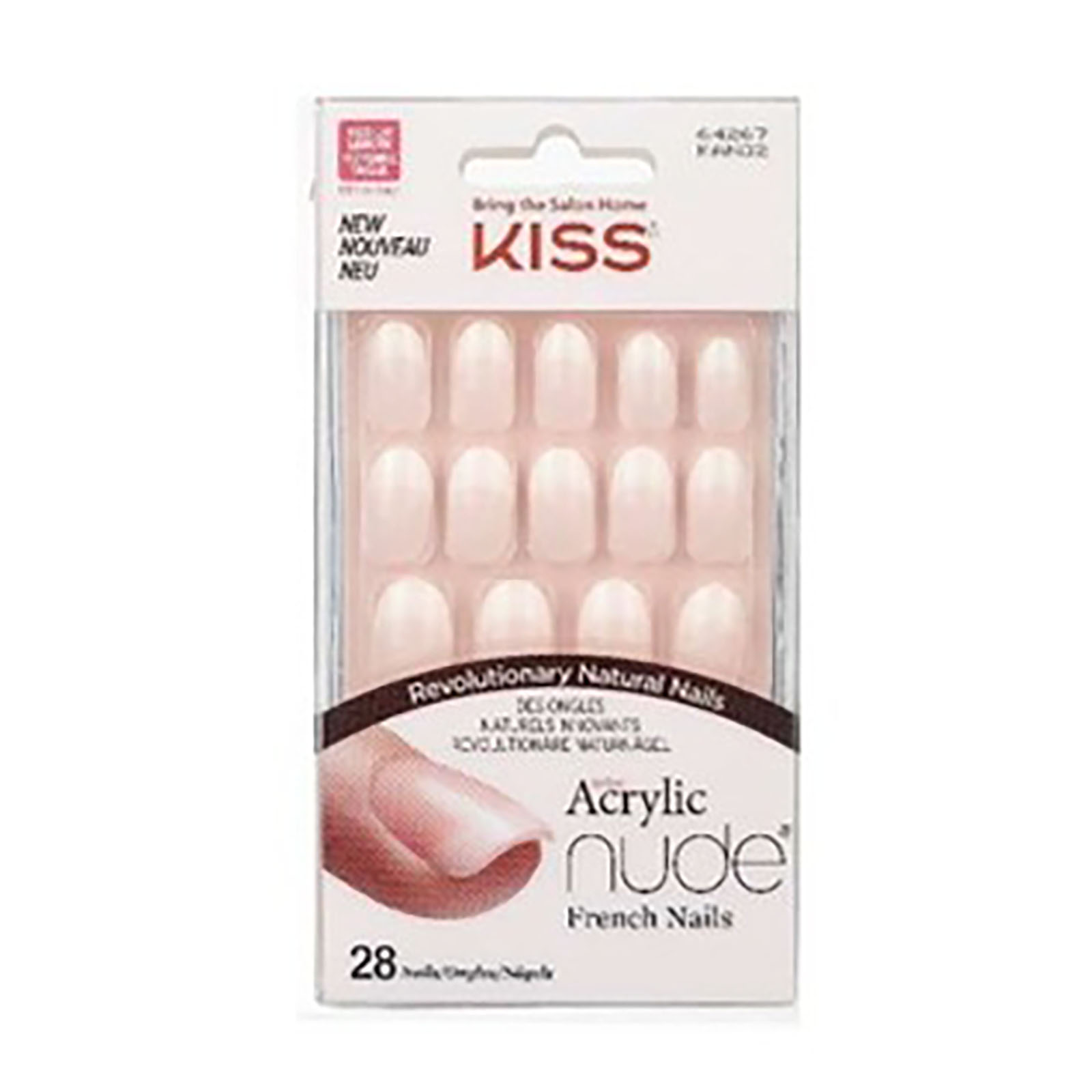 Gel Fantasy 28 Unghie Artificiali Colorate Nude Kan02c
