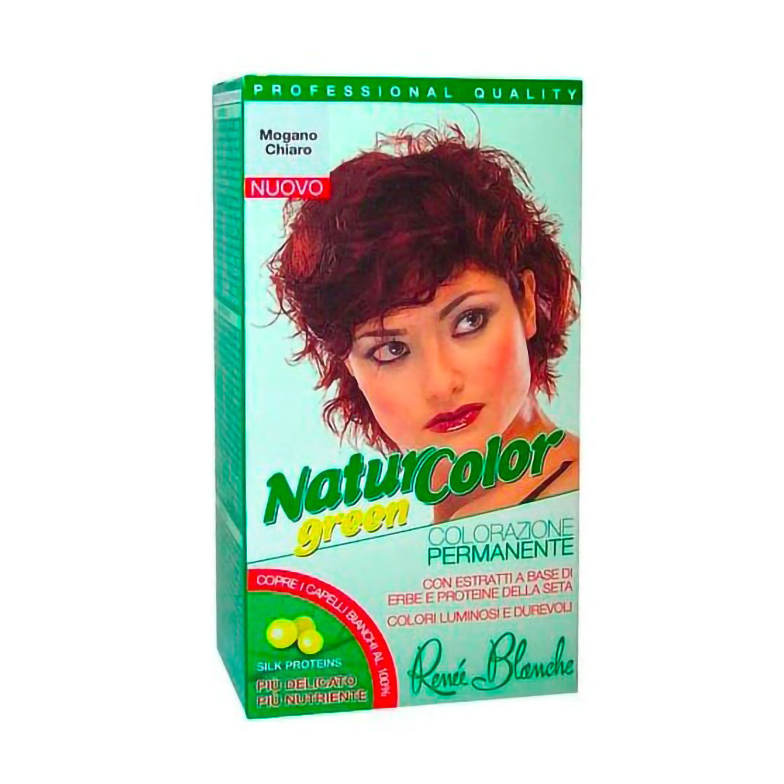 Tinta Per Capelli Colorazione Permanente Naturale Natur Color Green Mogano Chiaro