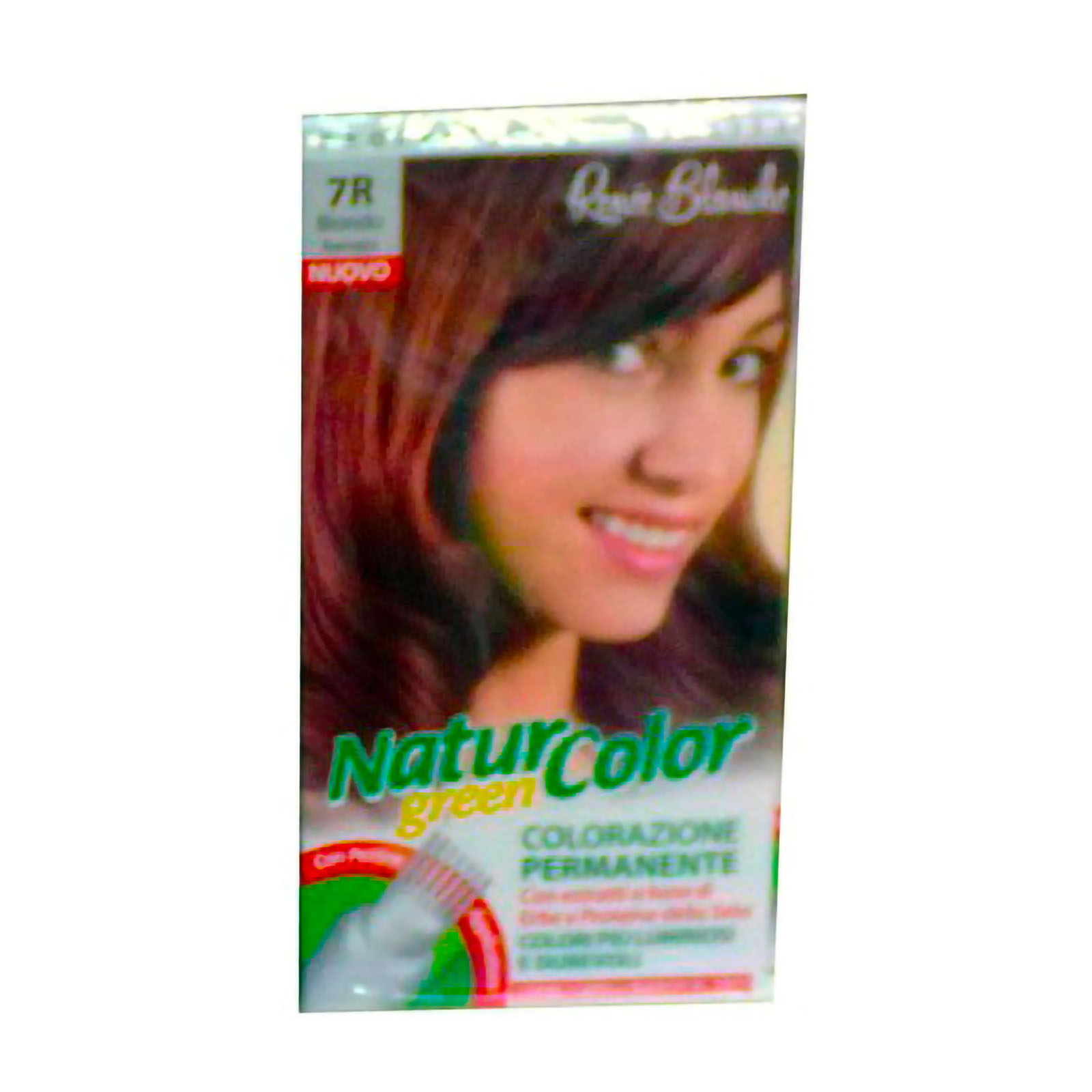 Renée blanche Tinta Per Capelli Colorazione Permanente Naturale Natur Color Green 7 R Biondo Rame