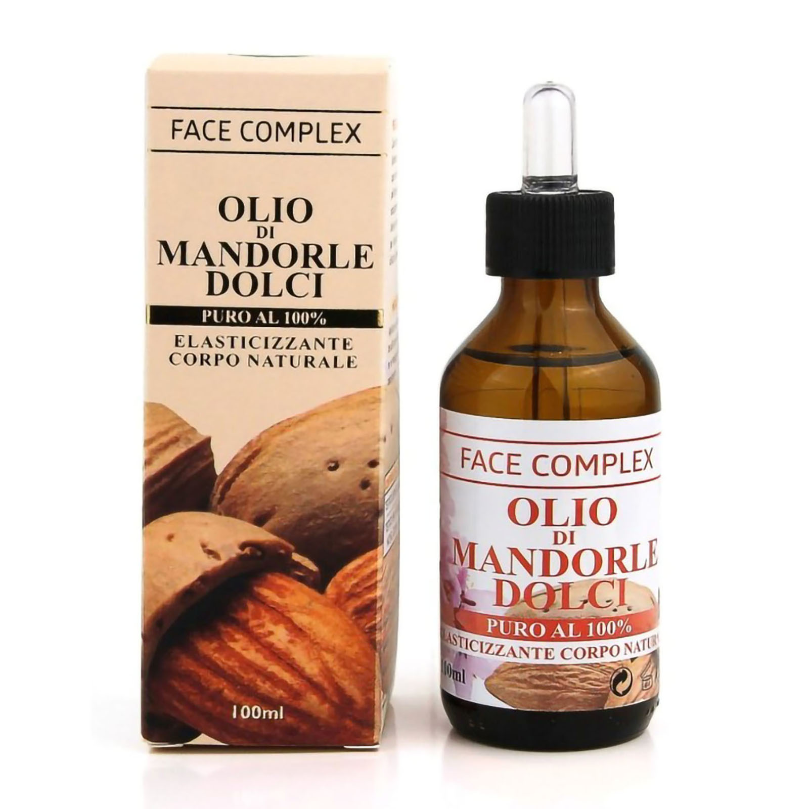 Face Complex Olio Di Mandorle Dolci Puro Elasticizzante Corpo Naturale 100 ml