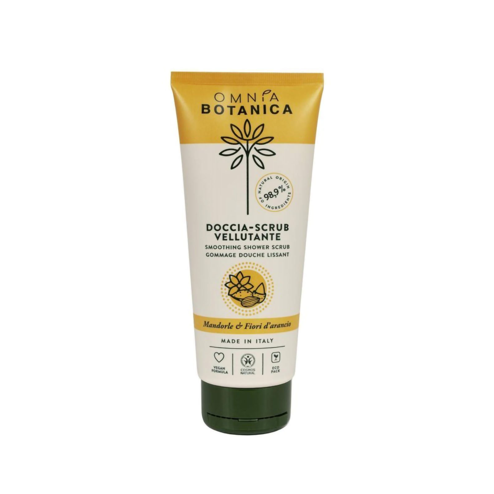 Omnia Botanica Doccia Scrub Mandorle E Fiori 200 ml