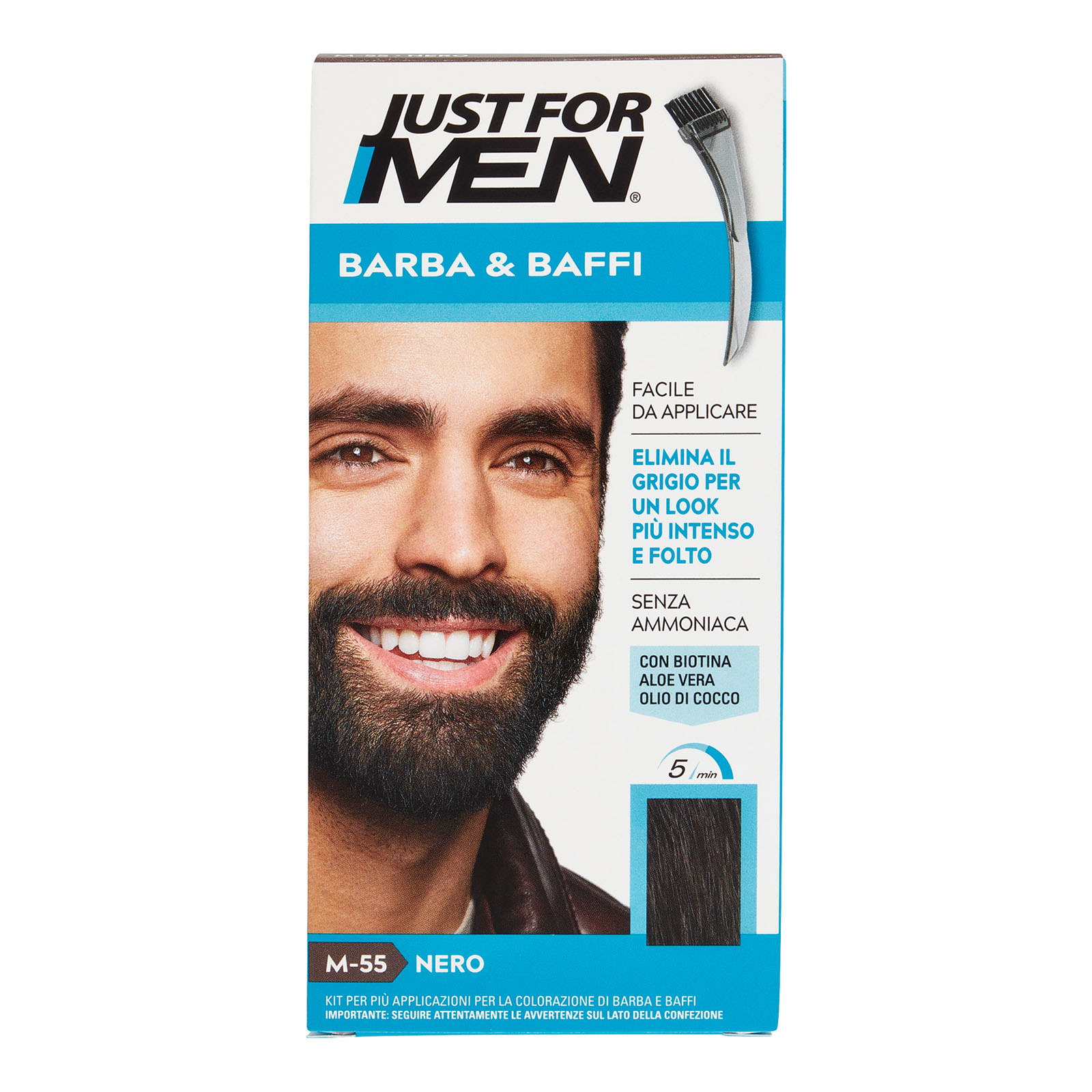 Gel Colorante Per Barba E Baffi 55 Nero