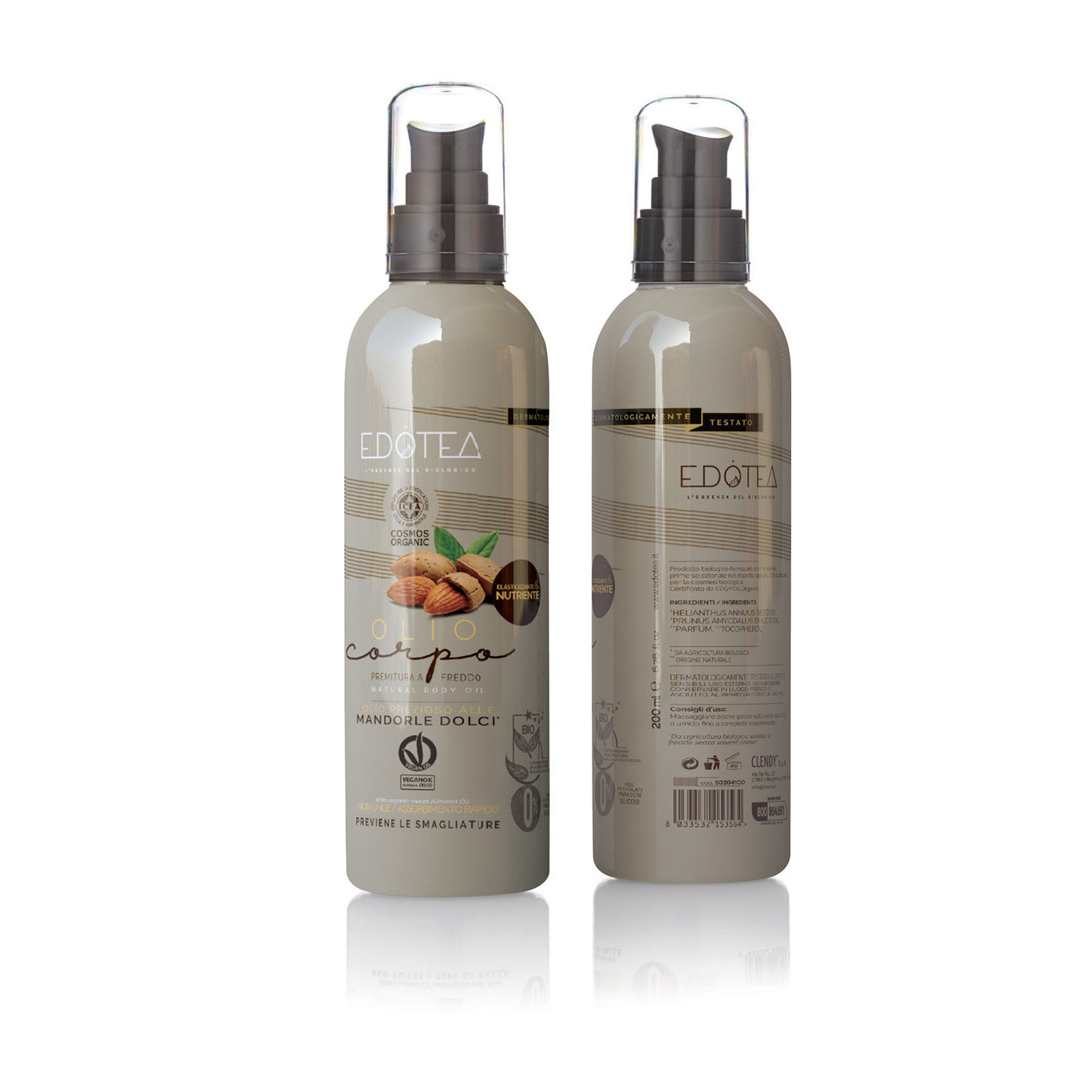 Edotea Olio Corpo Mandorle Dolci 200 ml