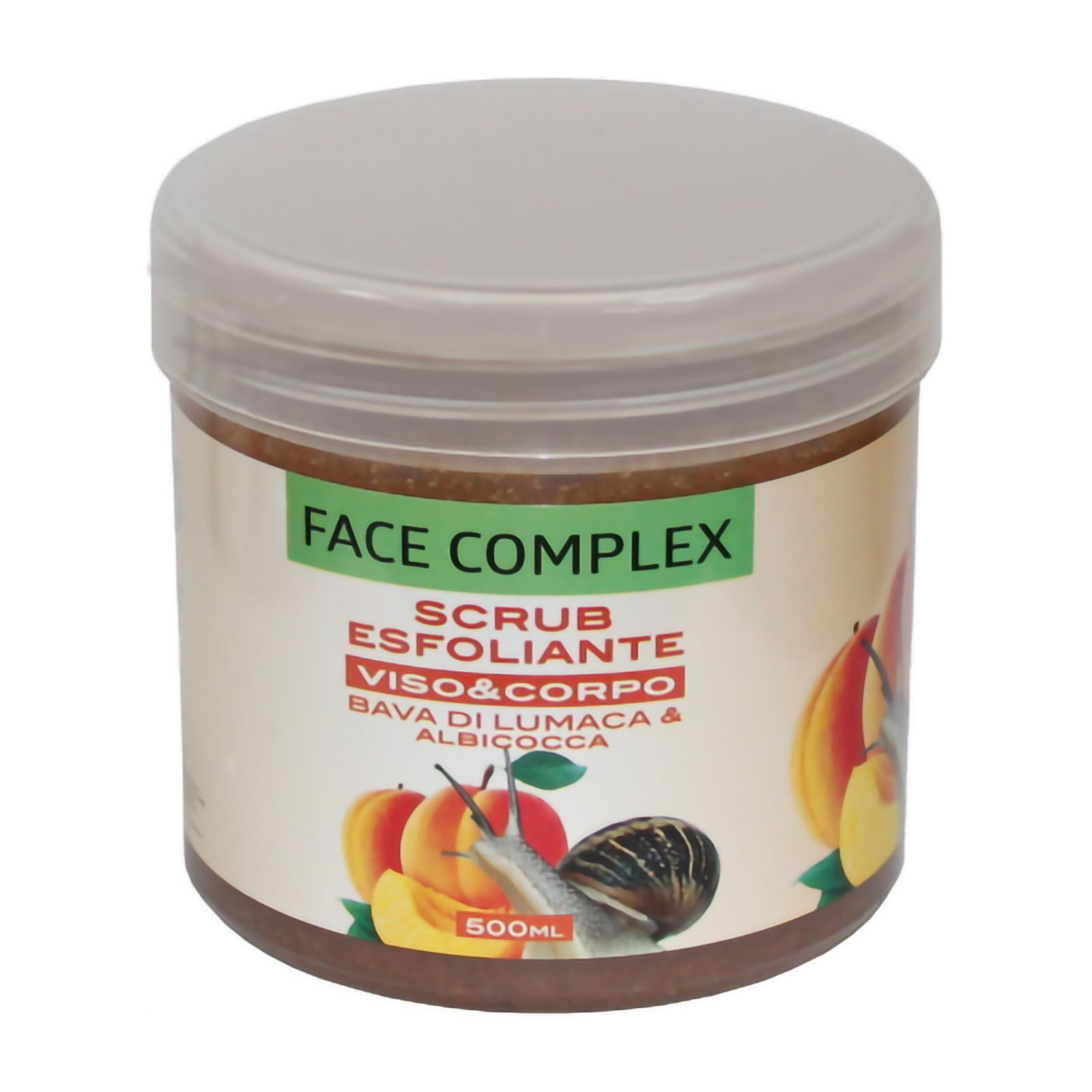 Scrub Esfoliante Viso&corpo Bava Di Lumaca E Albicocca