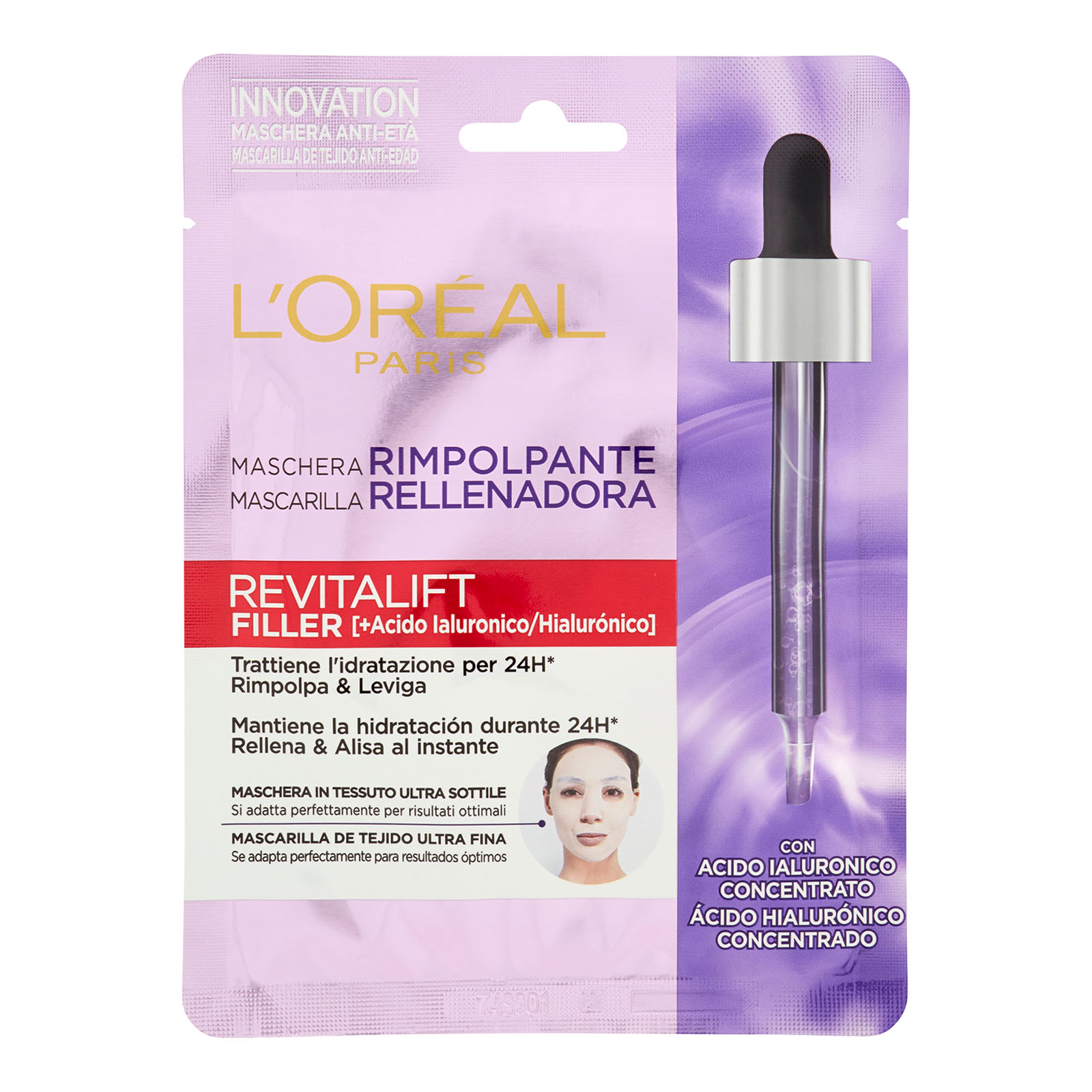 Maschera In Tessuto Revitalift Filler Anti-età