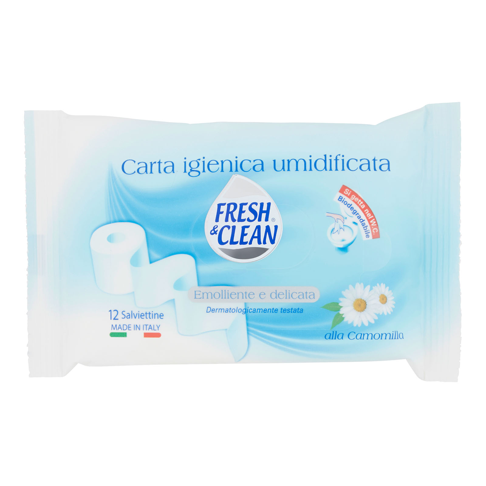 Carta Igienica Umidificata Salviettine 12 Pz