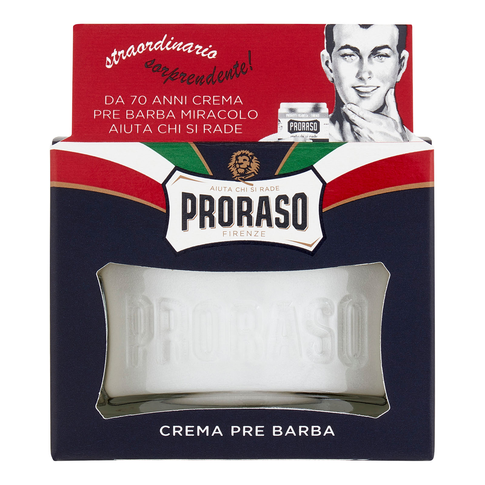 Crema Prebarba Protettiva Blu 100 ml