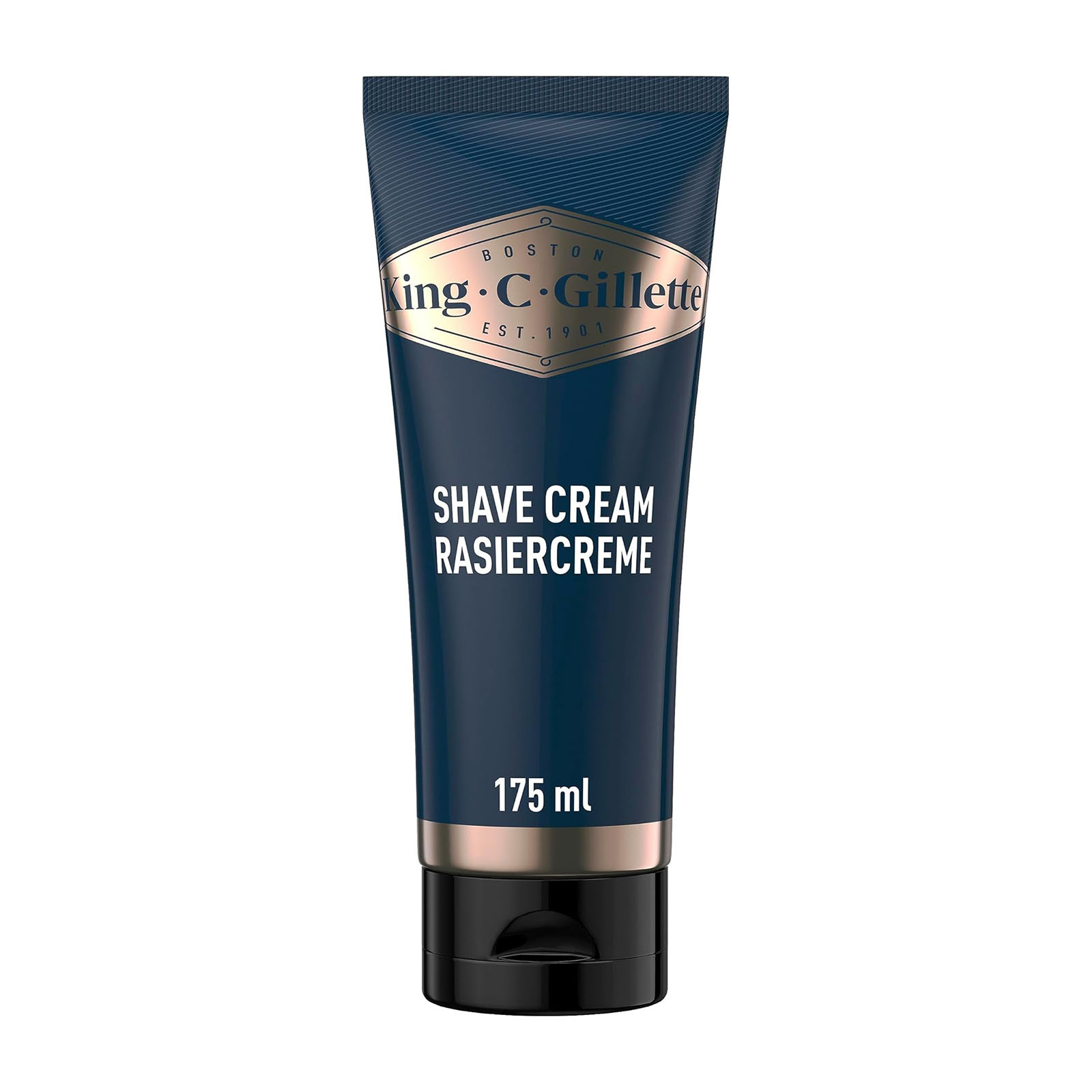 King C Gillette Crema da Barba 175 ml con Formula Idratante
