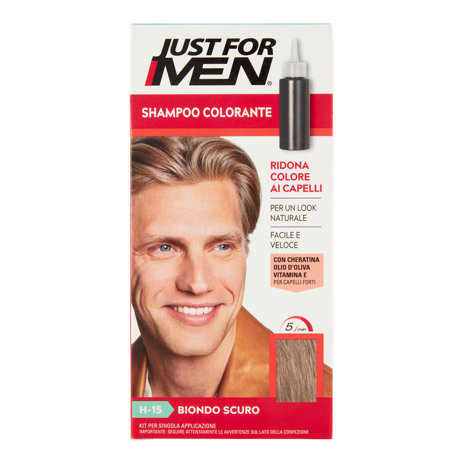 Shampoo Colorante Per Uomo H-15 Biondo Scuro